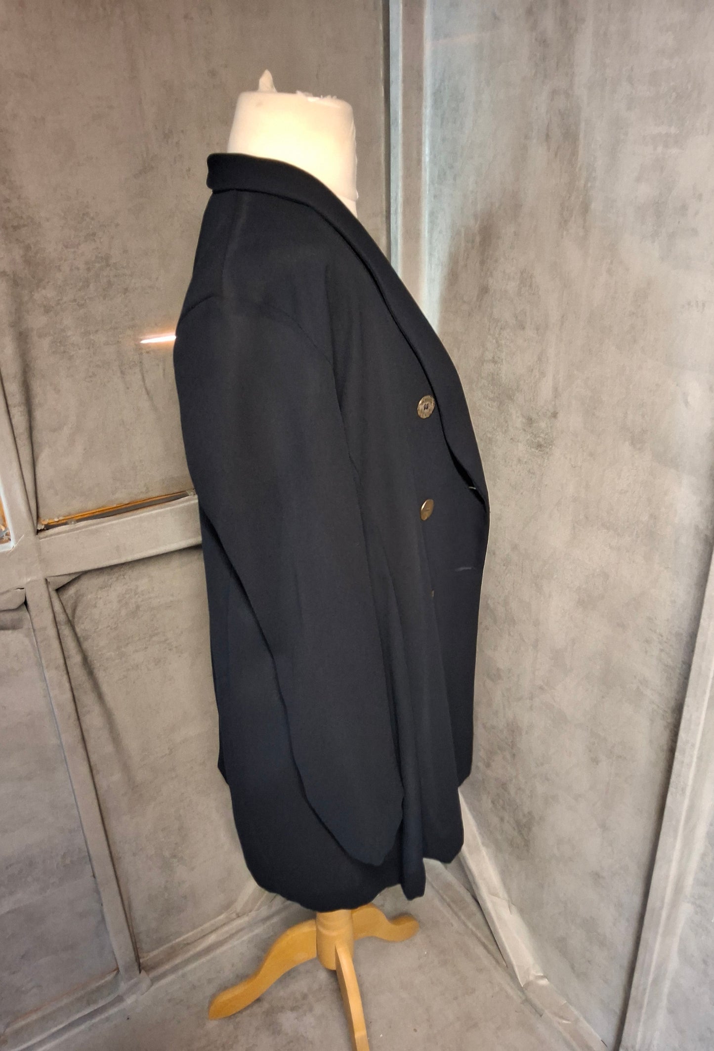 Wallis Petite Navy Blazer & Flared Trouser Suit – Size 14 – Elegant Set