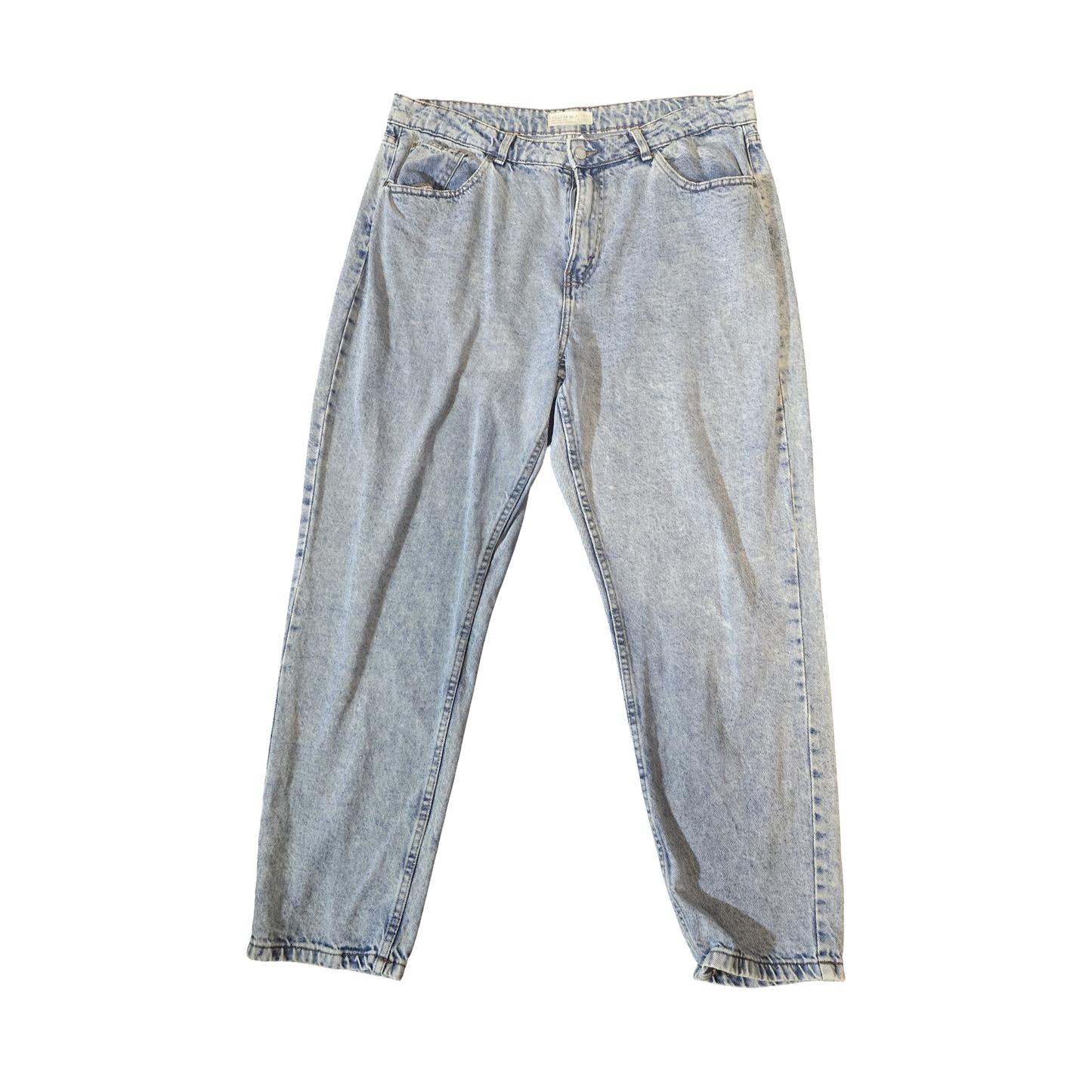 Primark Light Blue High Waist Slim Leg Jeans â Size 18