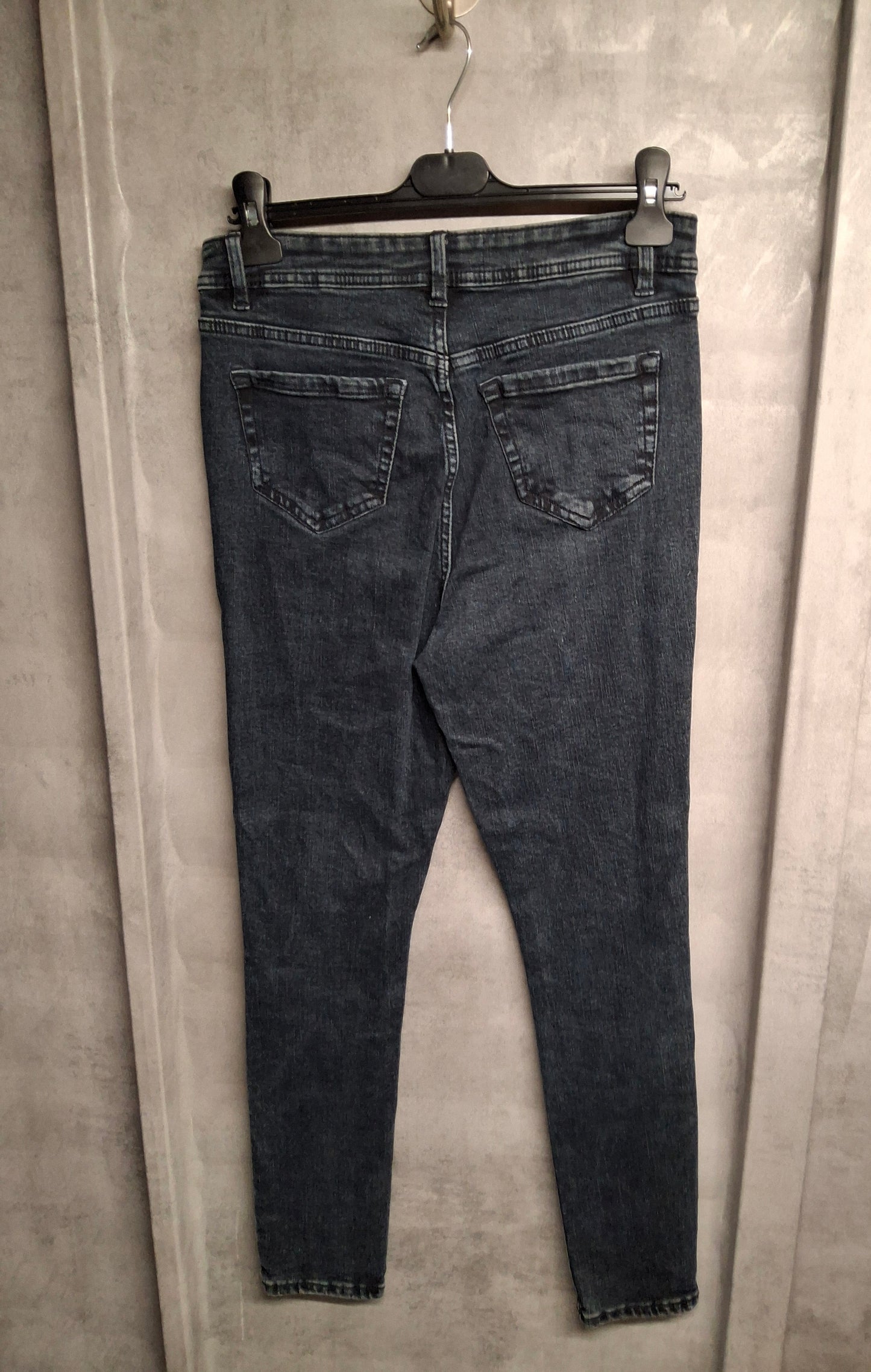 George Dark Navy High-Waisted Skinny Jeans – Size 10