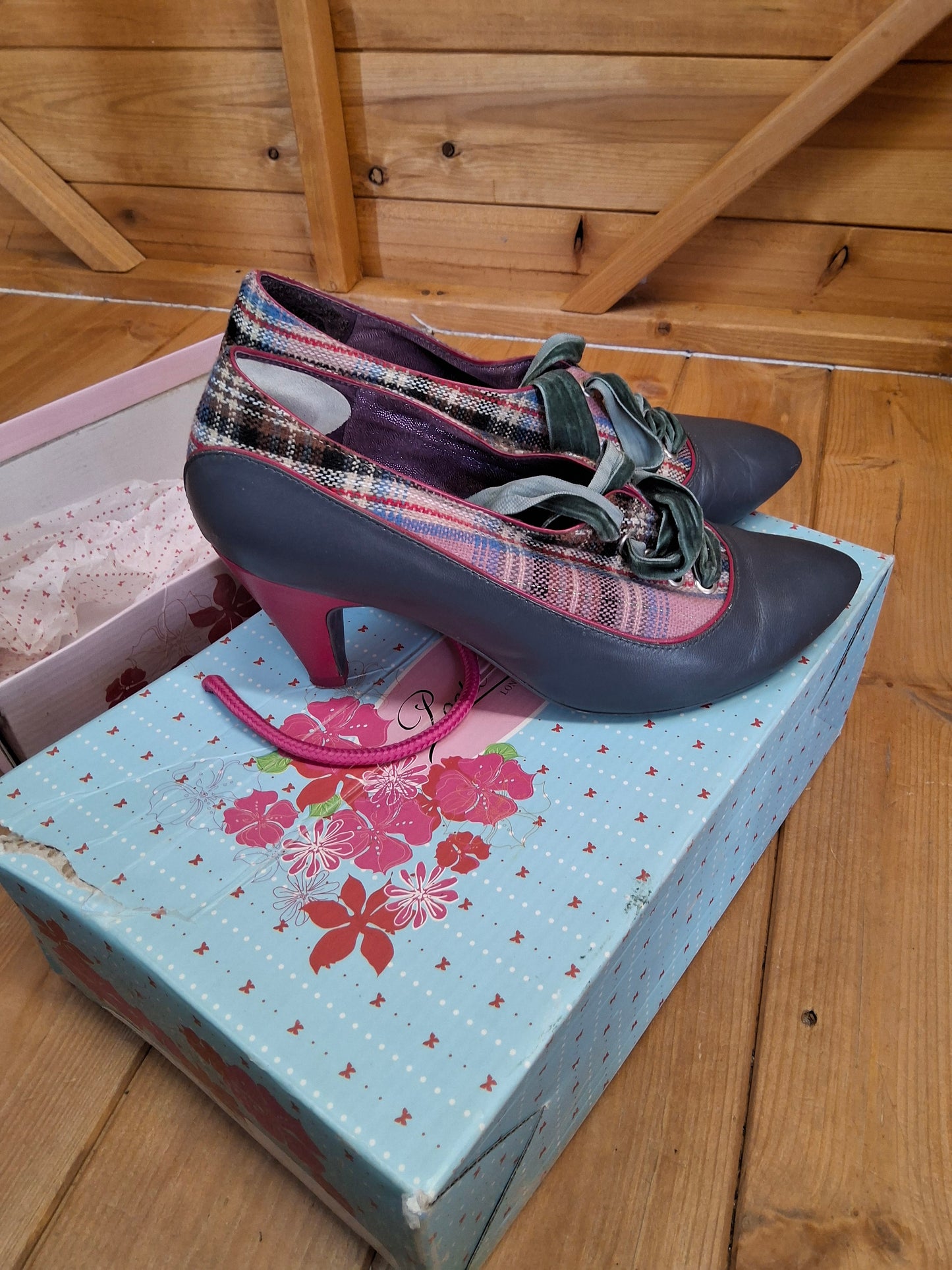 šø Irregular Choice / Poetic Licence Tartan Heels ā UK 5 / EU 38 šø