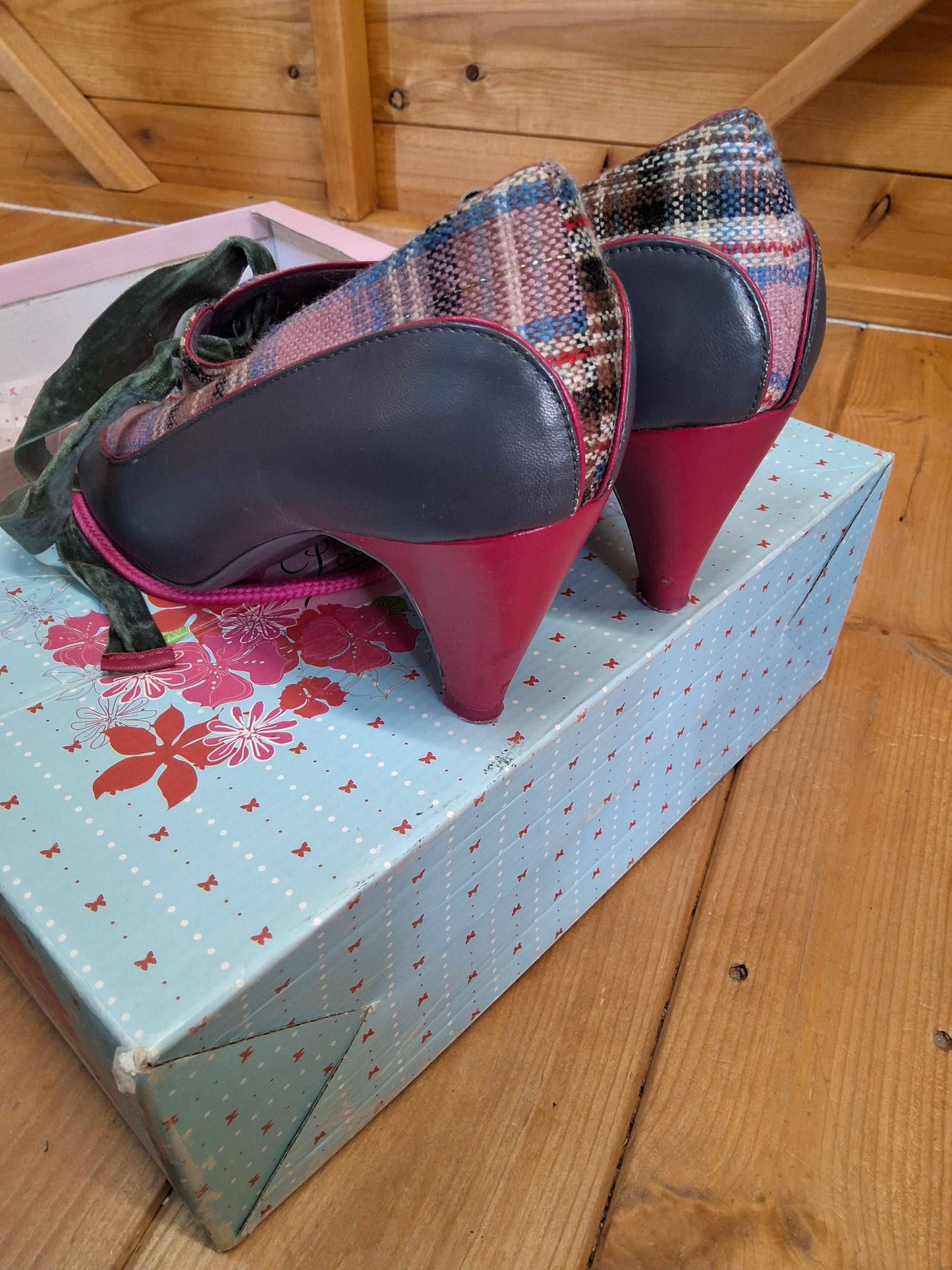 šø Irregular Choice / Poetic Licence Tartan Heels ā UK 5 / EU 38 šø