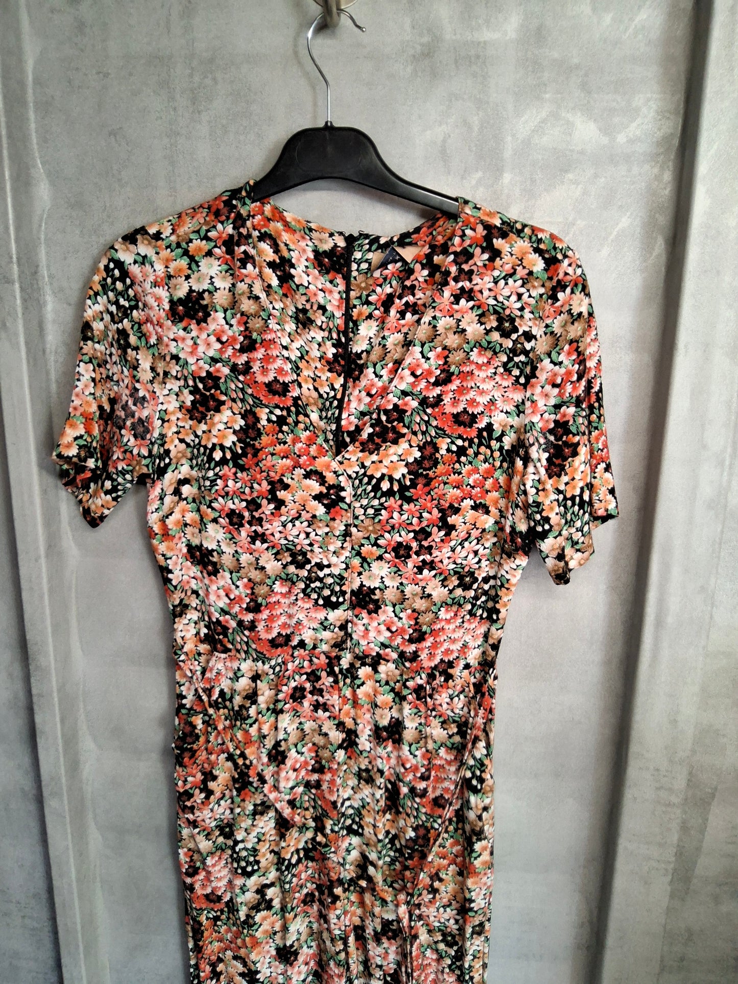 Anthropologie Kachel Floral Jumpsuit – Wide Leg Viscose Boho Style