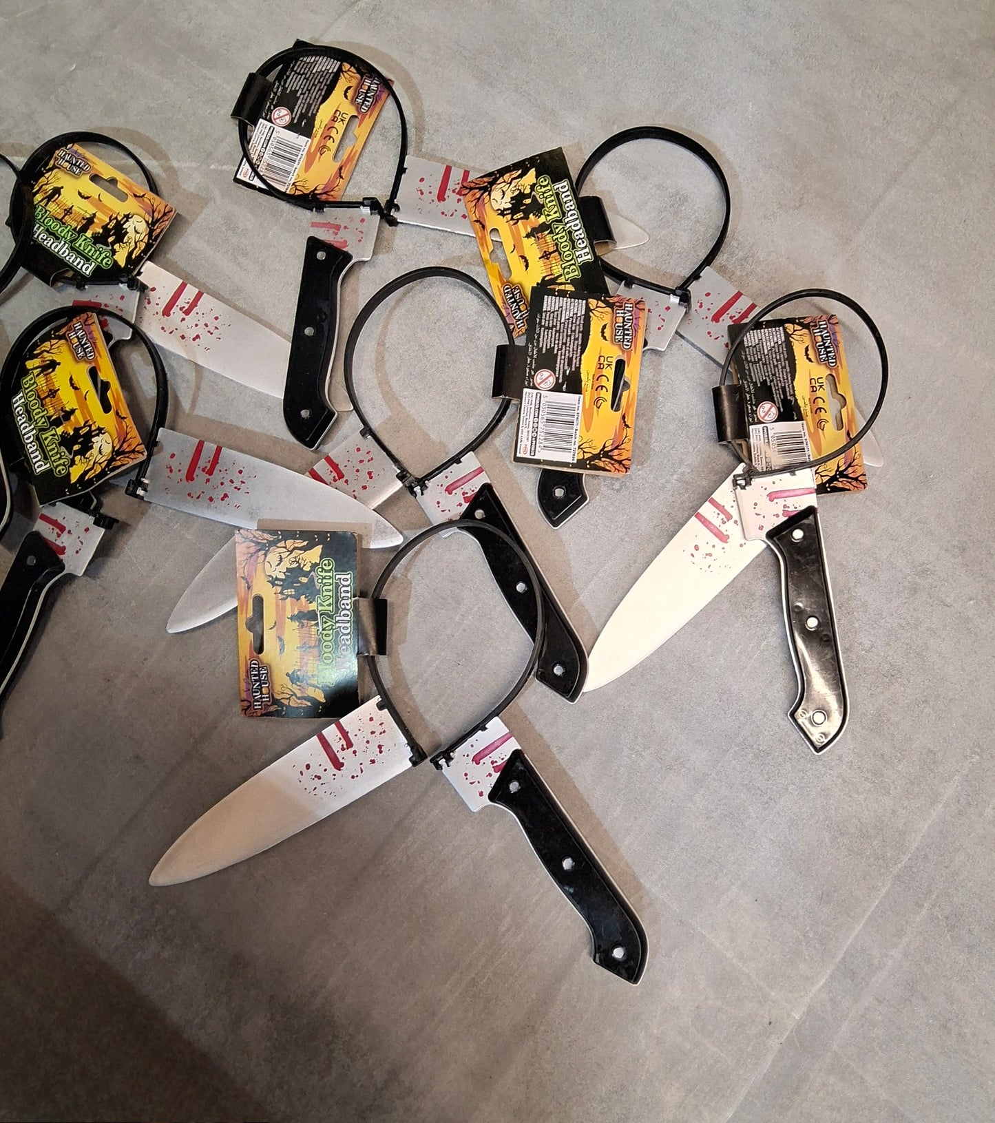 Bundle of 8 Halloween Dagger Headbands – NWT Fancy Dress Costume Props