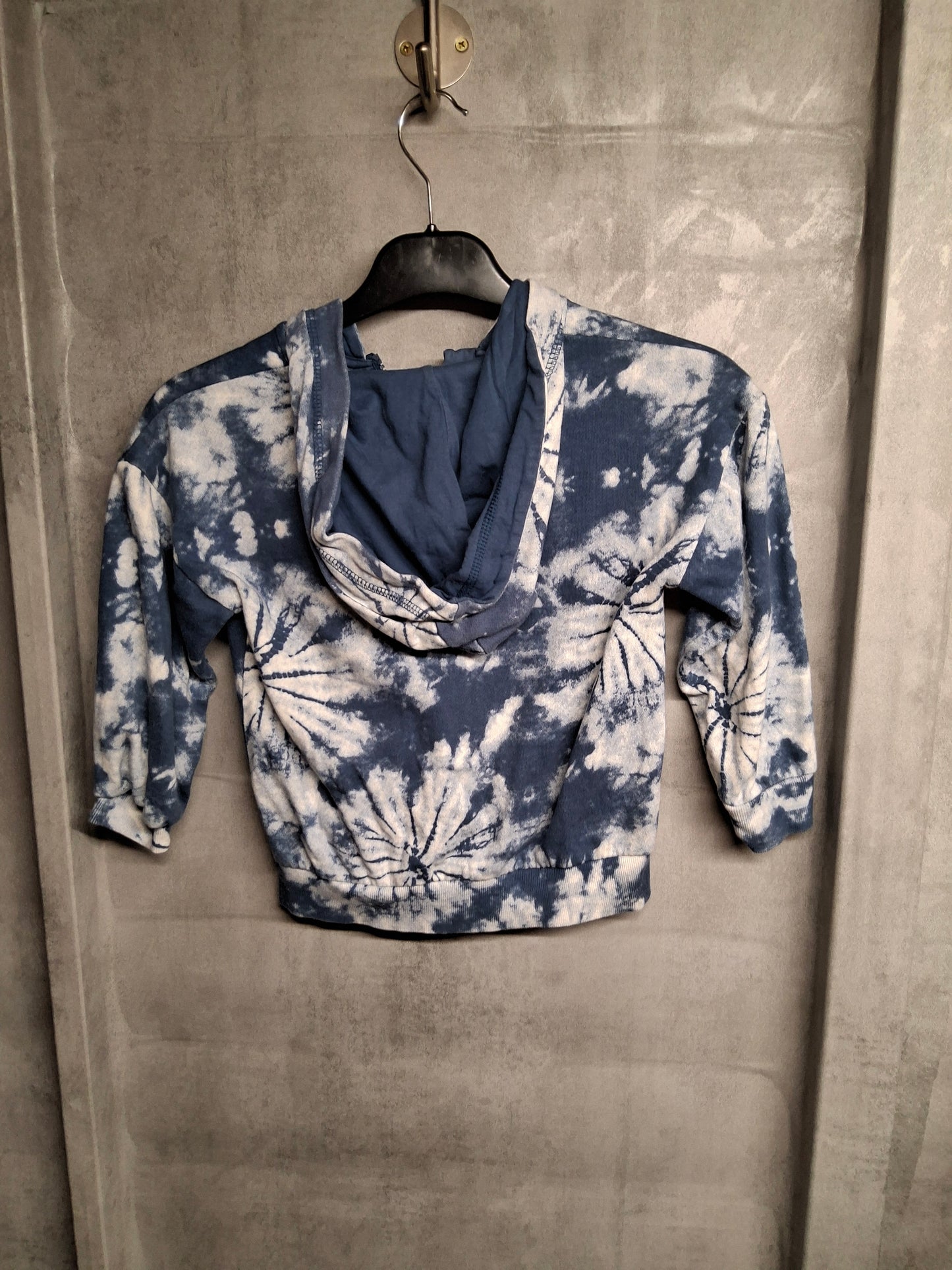 Woolworths Girls Blue & White Tie-Dye Hoodie β Age 6 Years β 100% Cotton