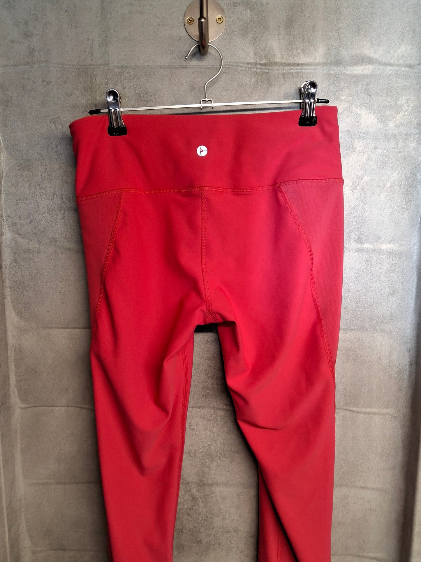 90 Degrees by Reflex Pink Cropped Leggings – Size Small (UK size 8/10) – Polyester Spandex