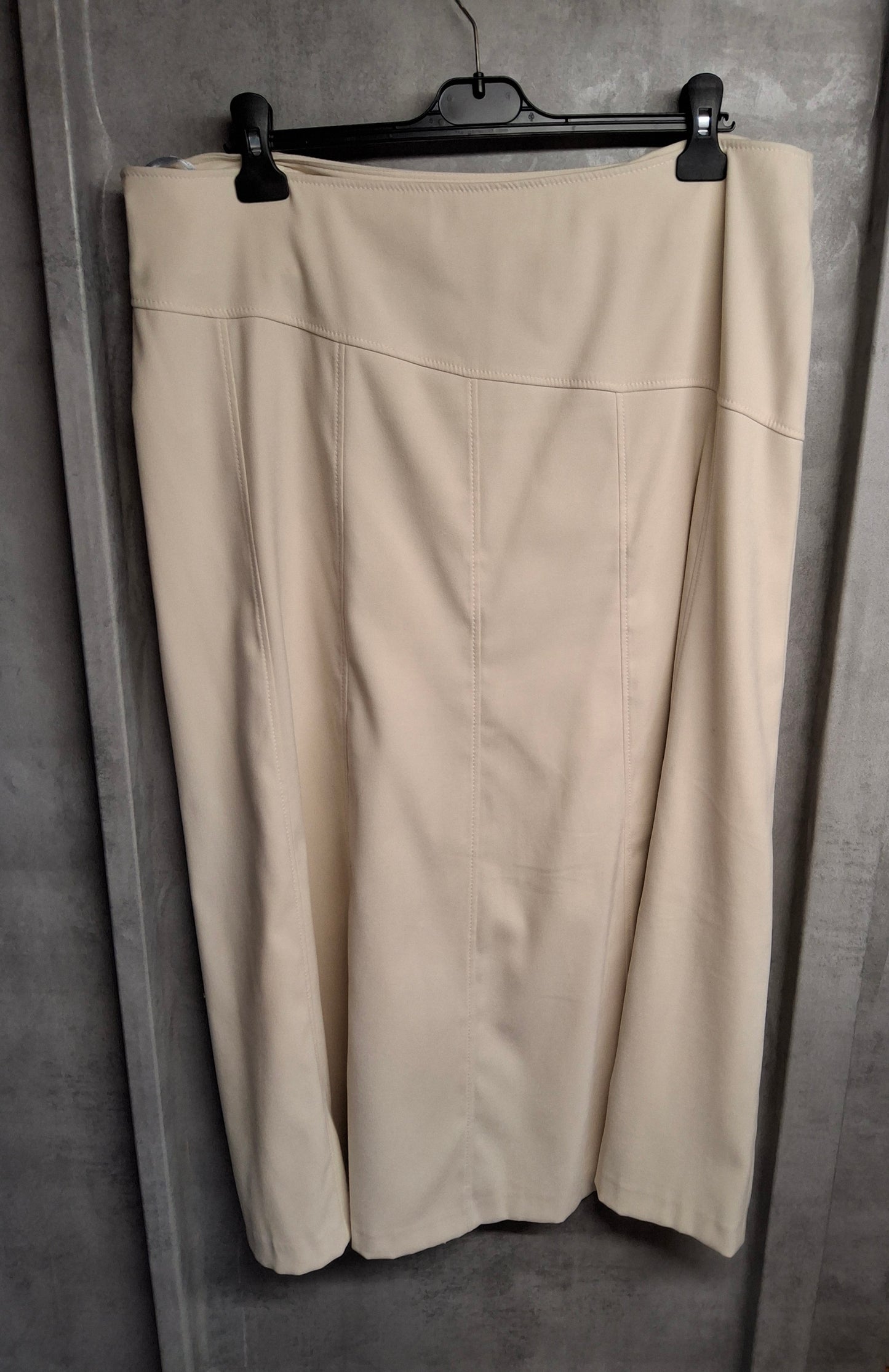 Y2K Primark Atmosphere Cream Midi Skirt β Size 18 β Vintage 00s Vibes