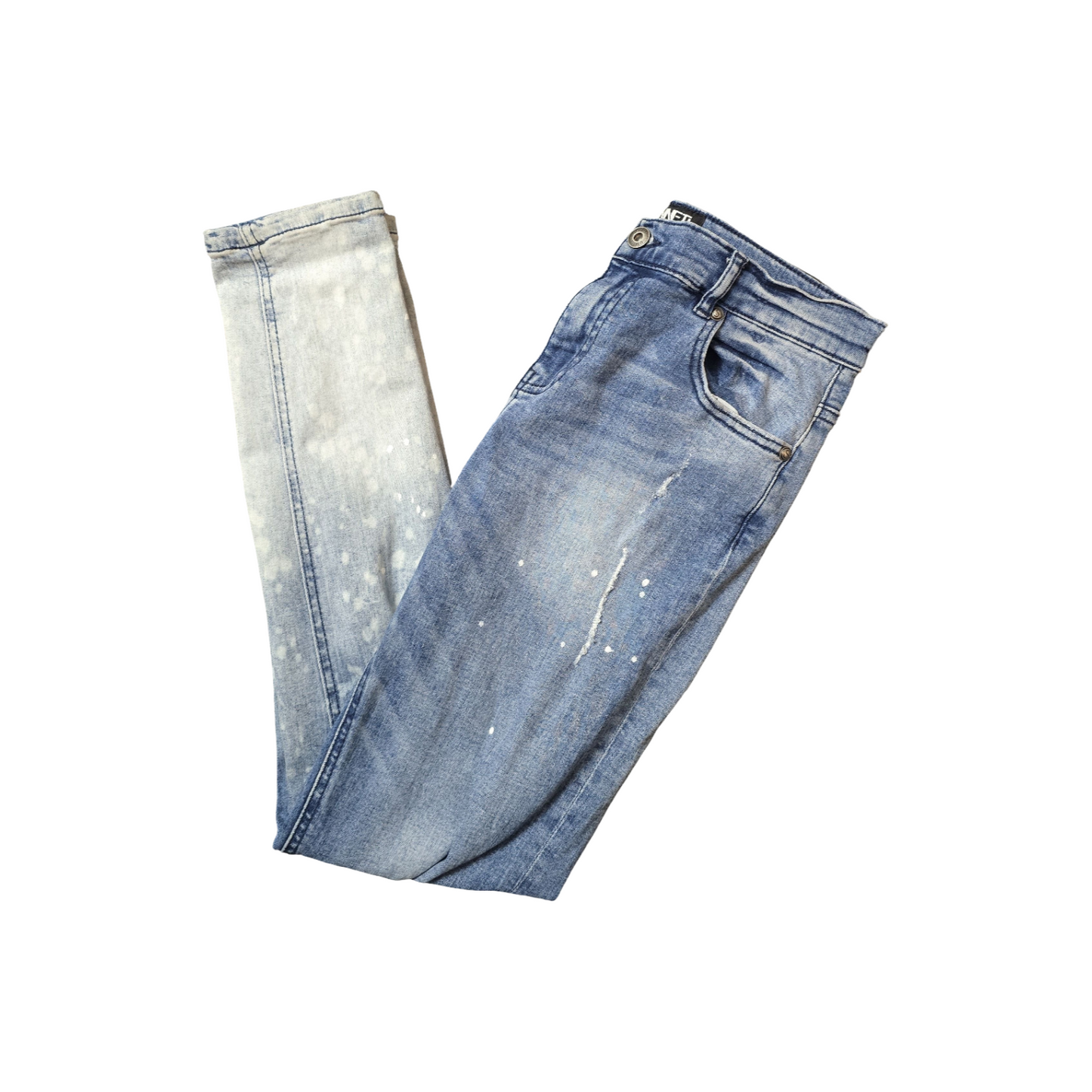 Blue Skinny Jeans Age 13-15years Boys Distressed Sonneti