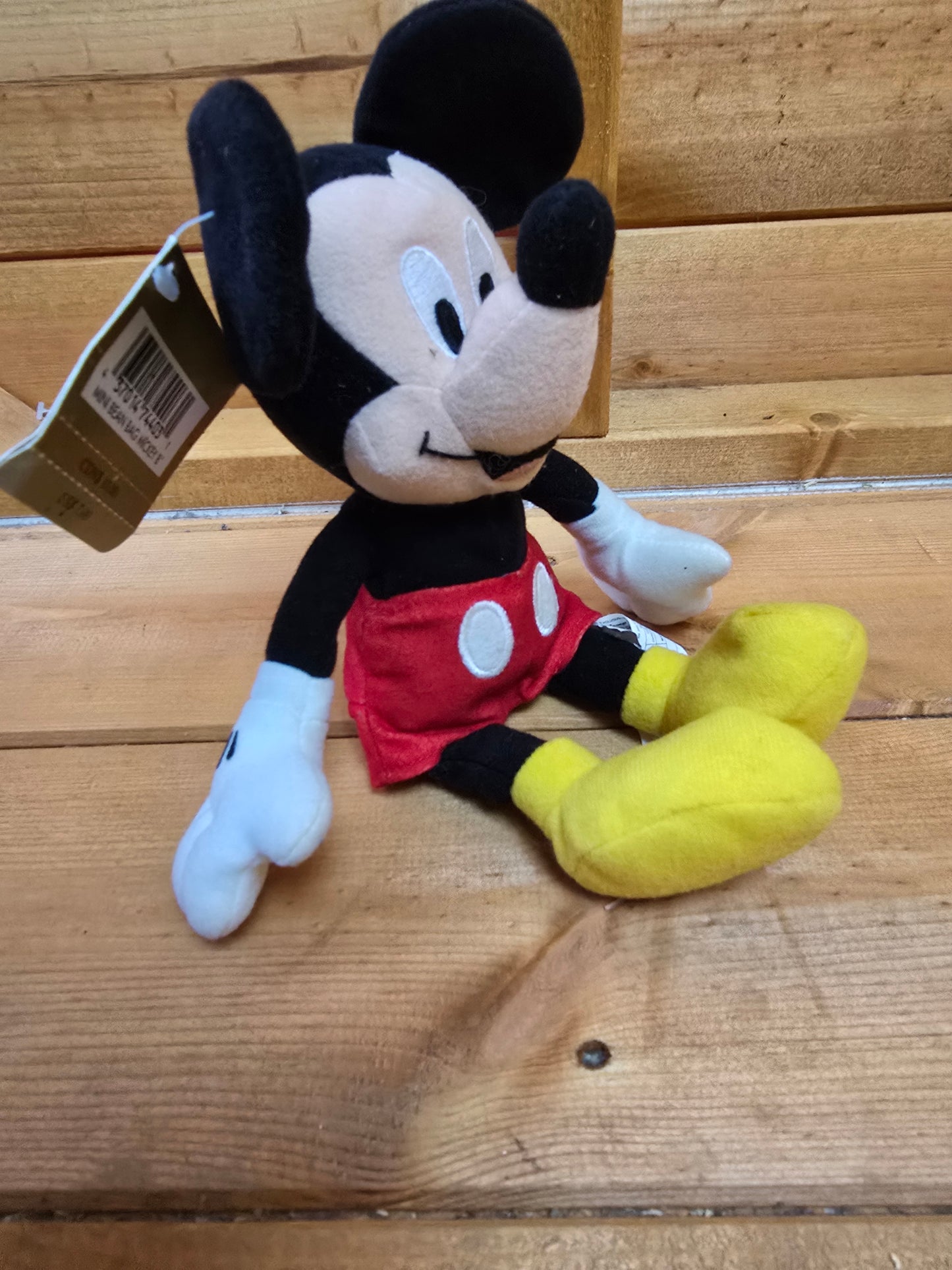 The Disney Store Mickey Mouse Plush Beanie Soft Toy – 24cm