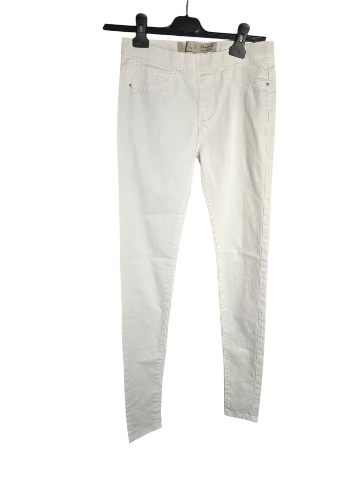 Primark white high waisted skinny jeggings size 4