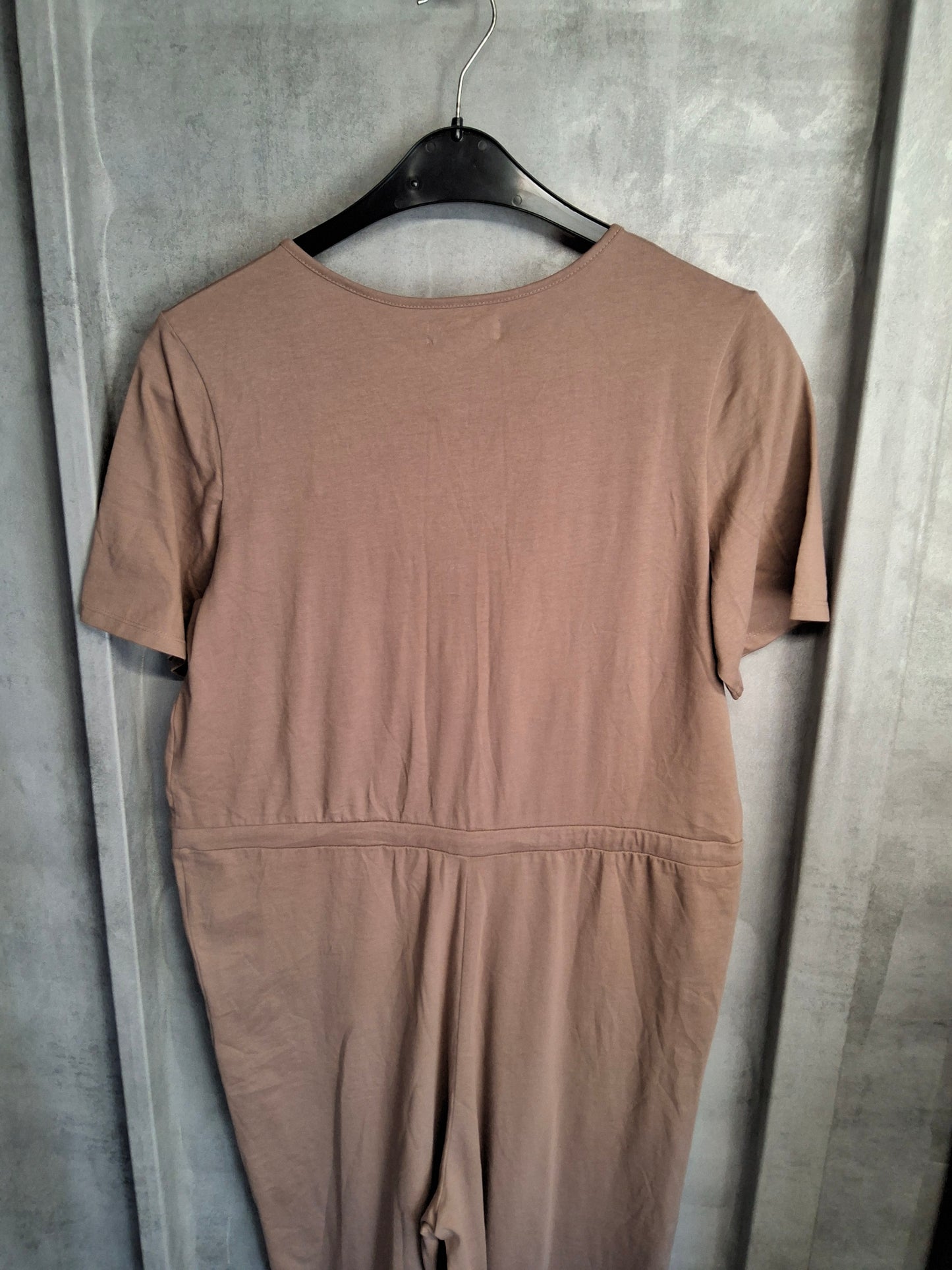 Brave Soul Beige Cropped Leg Jumpsuit – Size M (size 12/14) – NWT