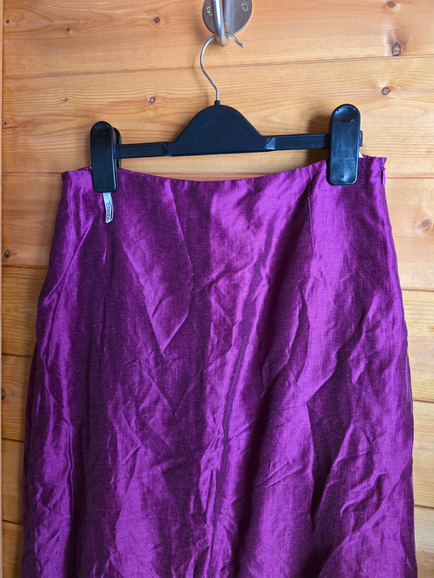 Vintage Betty Barclay Purple Midi Skirt β Size 10