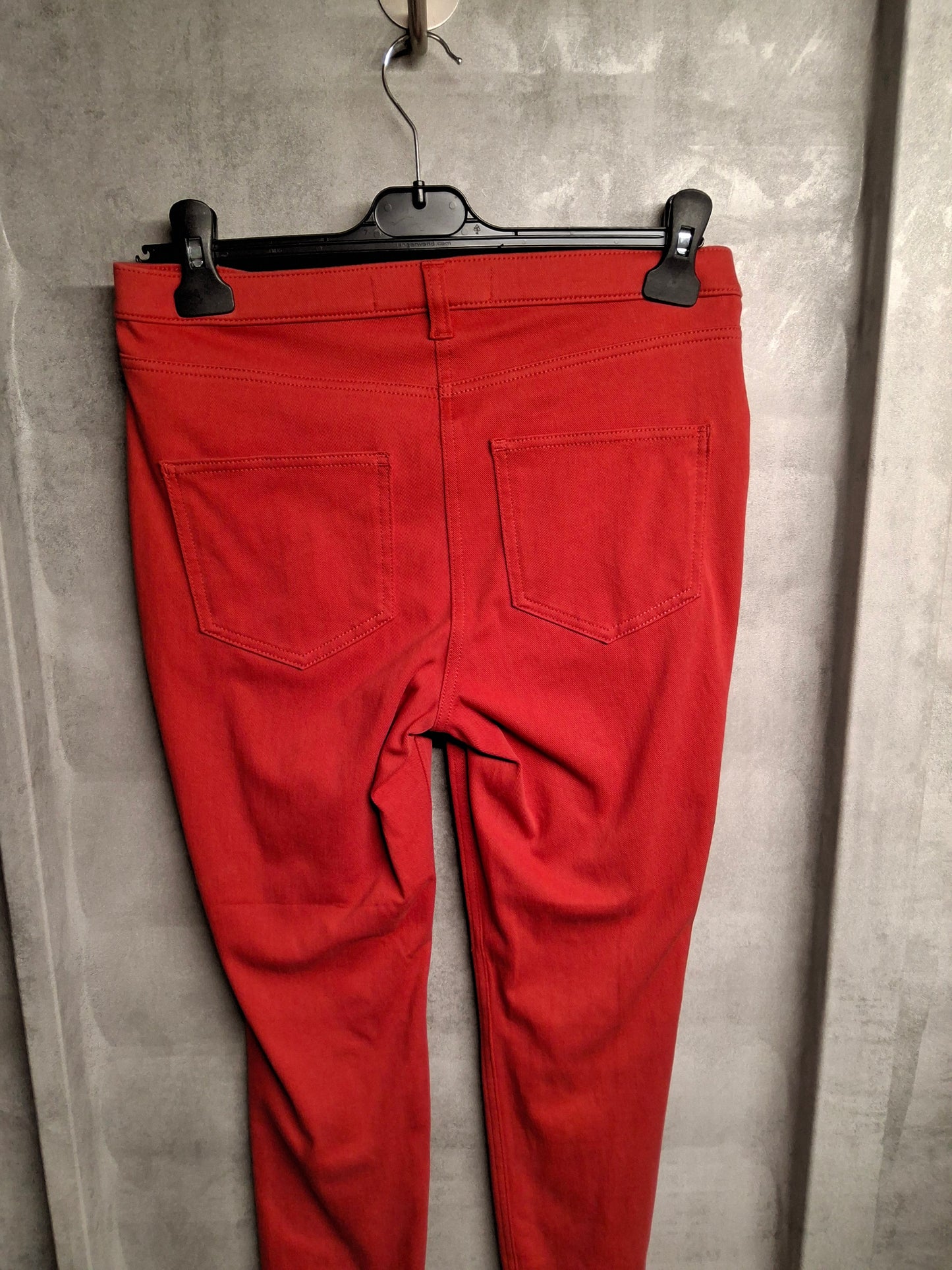 Next Red Cropped Jeggings β Size 10 β Stretch Slim Fit