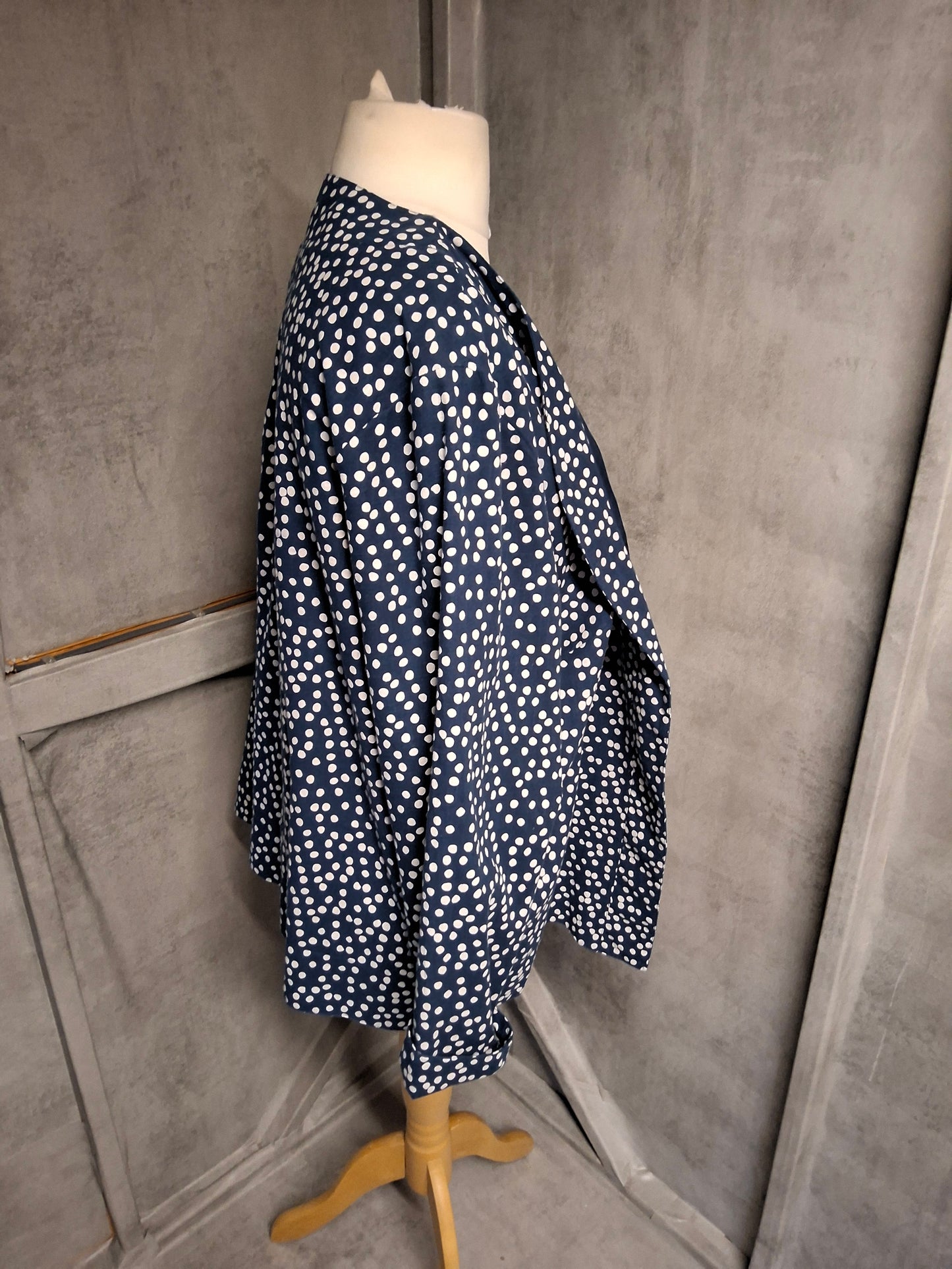 Bonmarché Navy Spot Print Blazer – Size 24 – NWT RRP £24