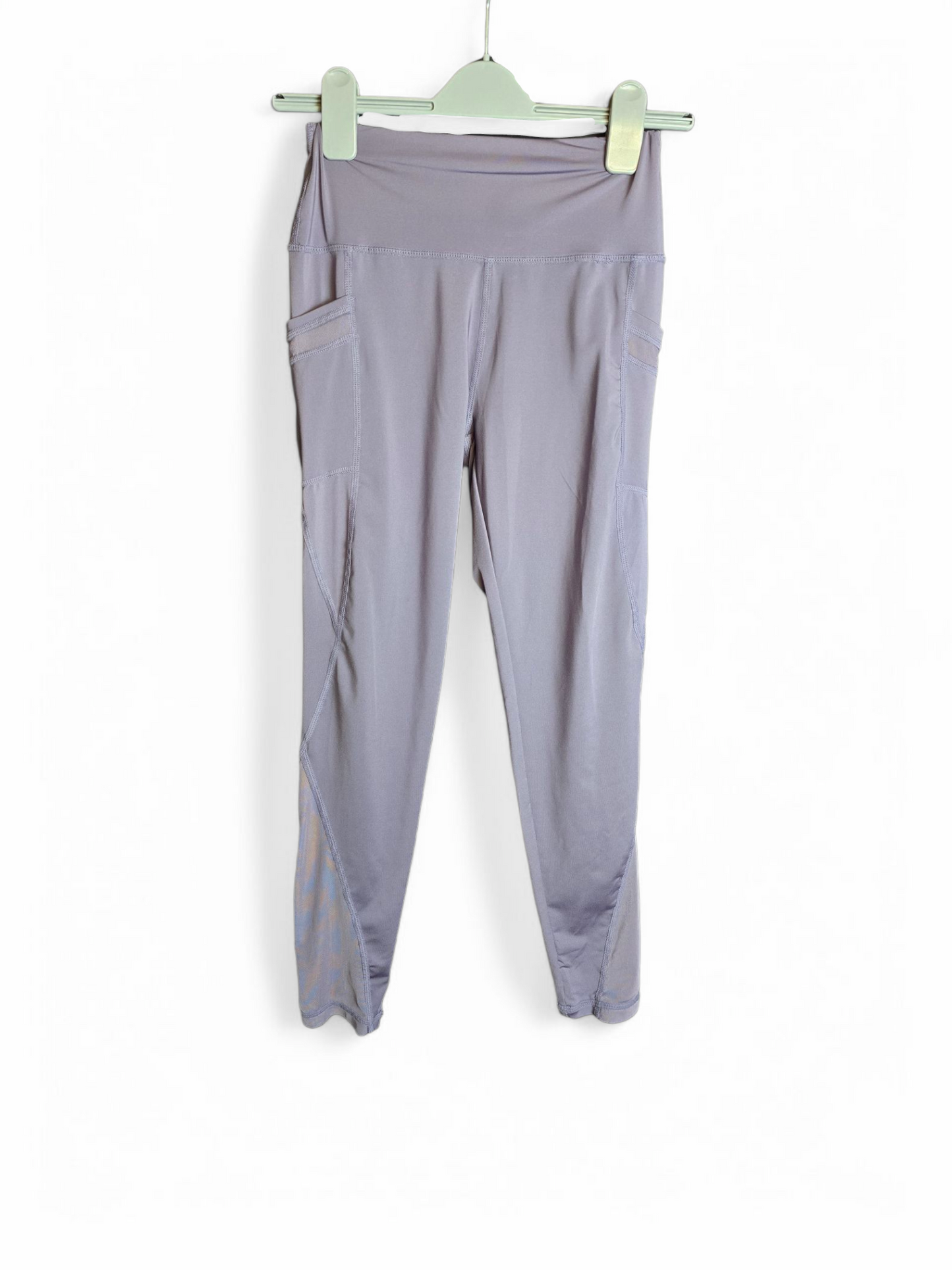 Shein lilac purple full length gym leggings size small size 8/10
