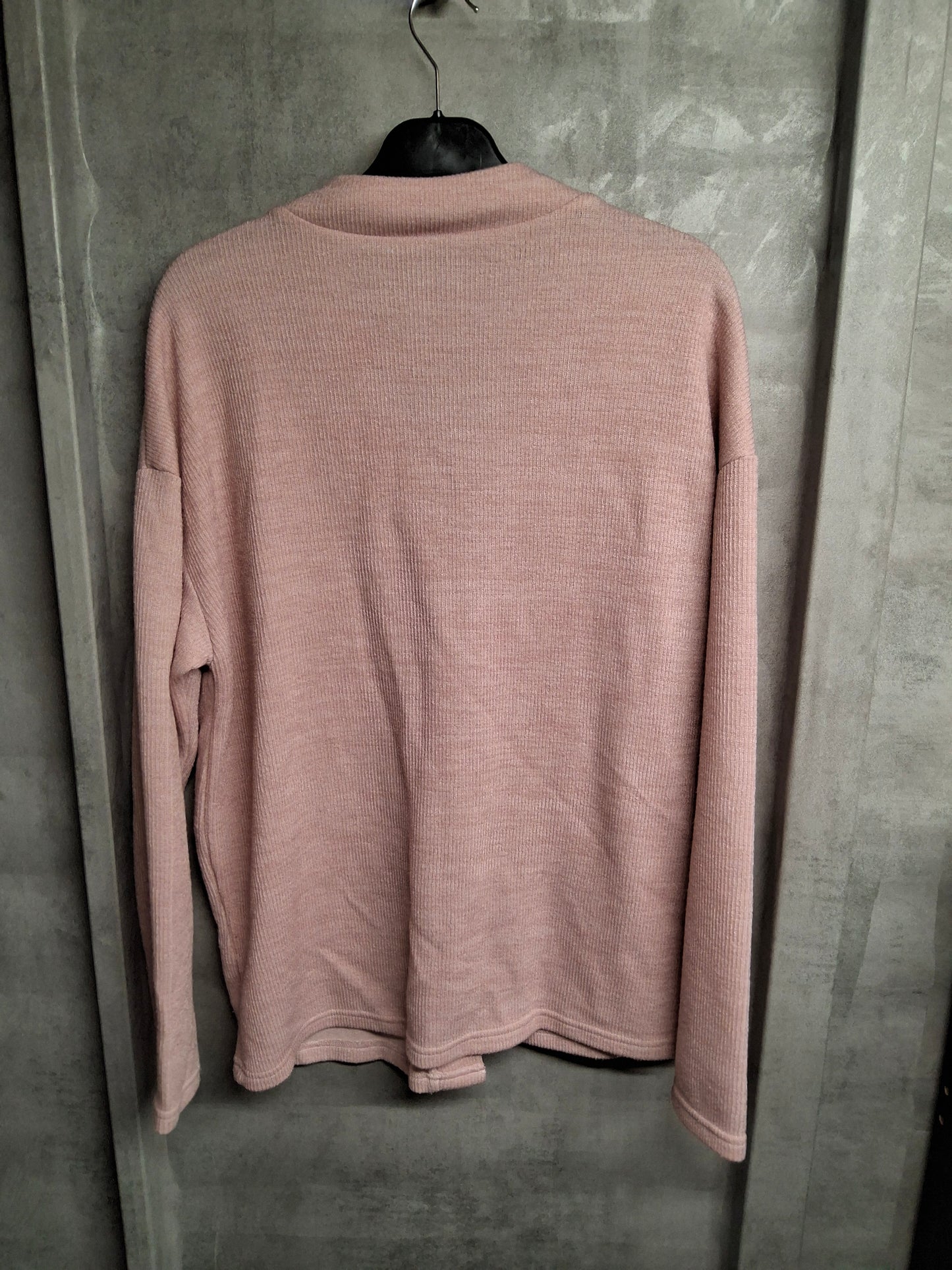 Shein Pale Pink V-Neck Button Cardigan – Size M (size 10/12)