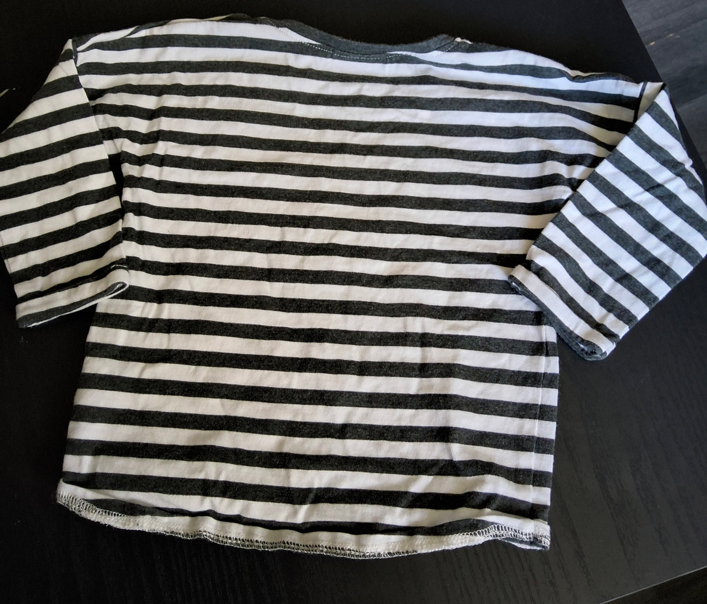 Next Black & White Striped Bear T-Shirt β Boys 6β9 Months β 100% Cotton