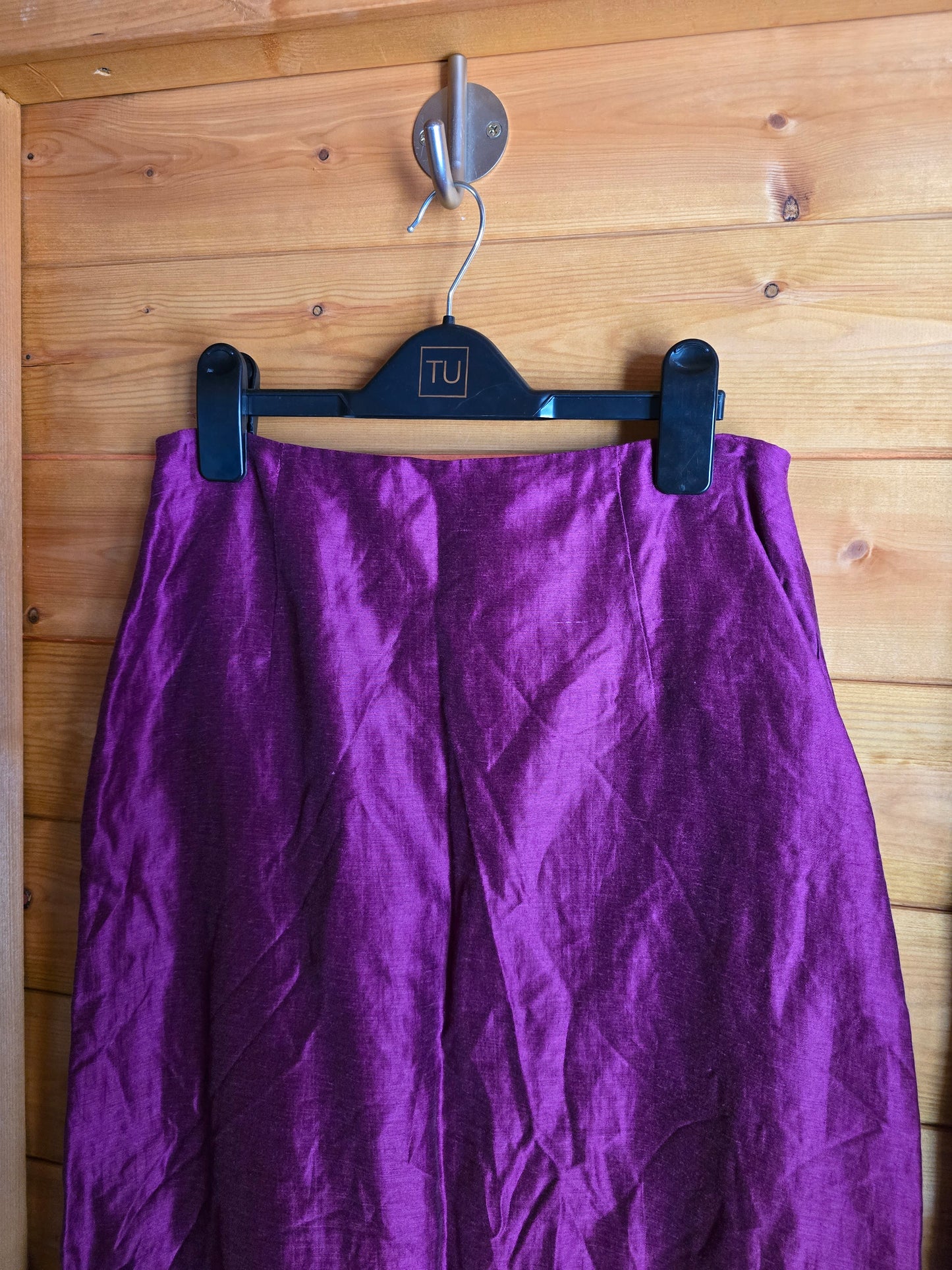 Vintage Betty Barclay Purple Midi Skirt β Size 10