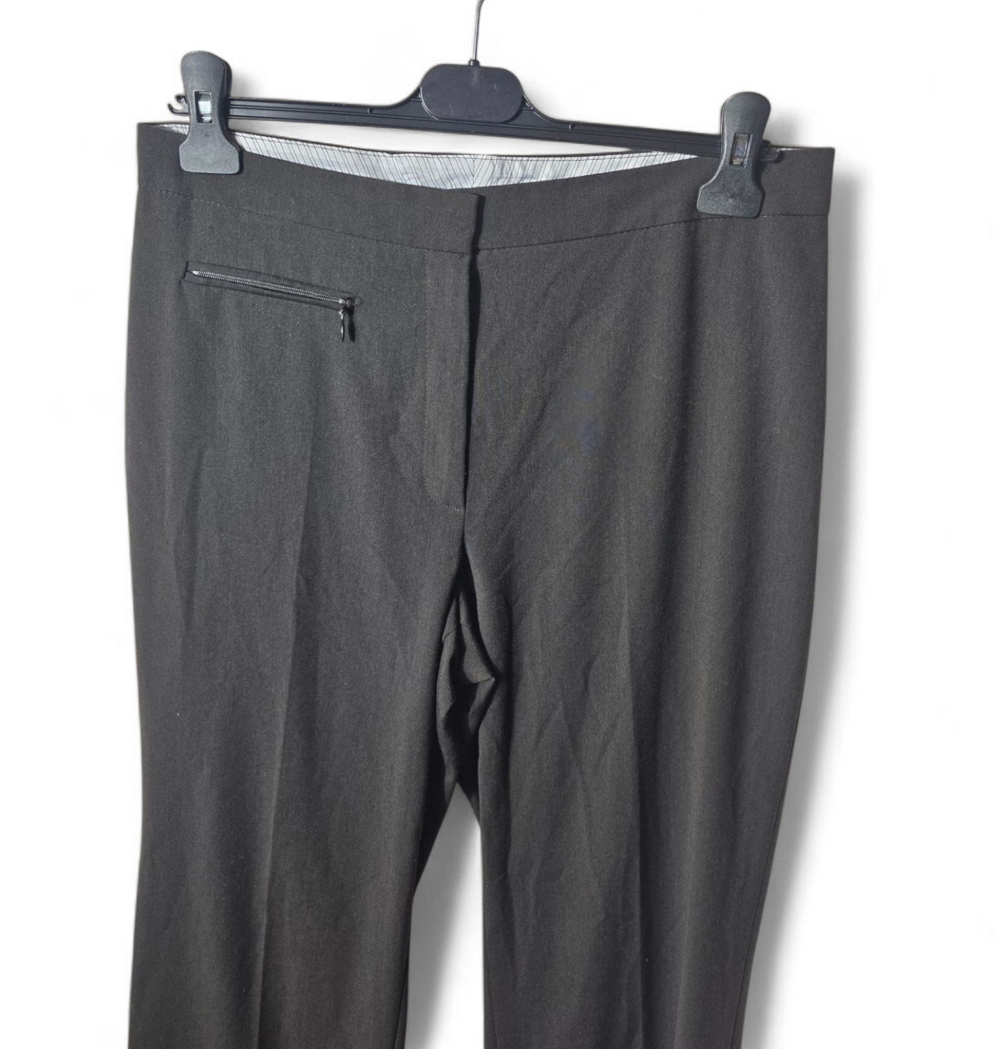 Marks & Spencer black high waisted bootcut work trousers size 12