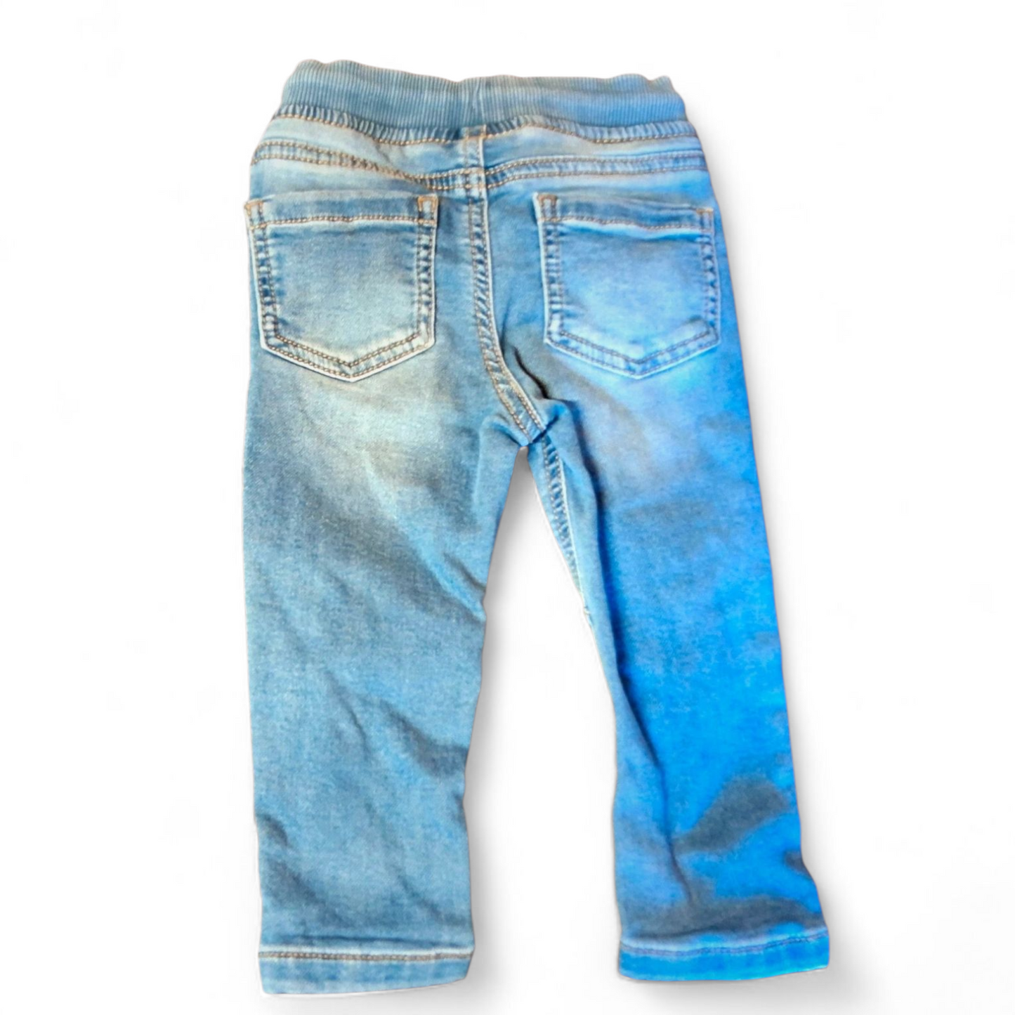 F&F Boys Skinny Jeans โ 6โ9 Months โ Cotton & Polyester