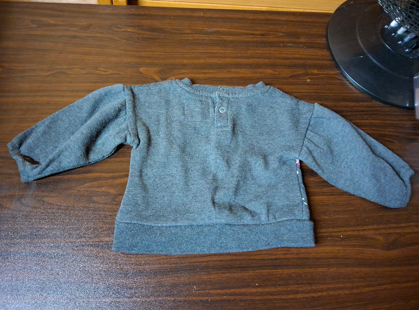Primark Grey Jumper ā Girls 6ā9 Months ā Cotton Blend