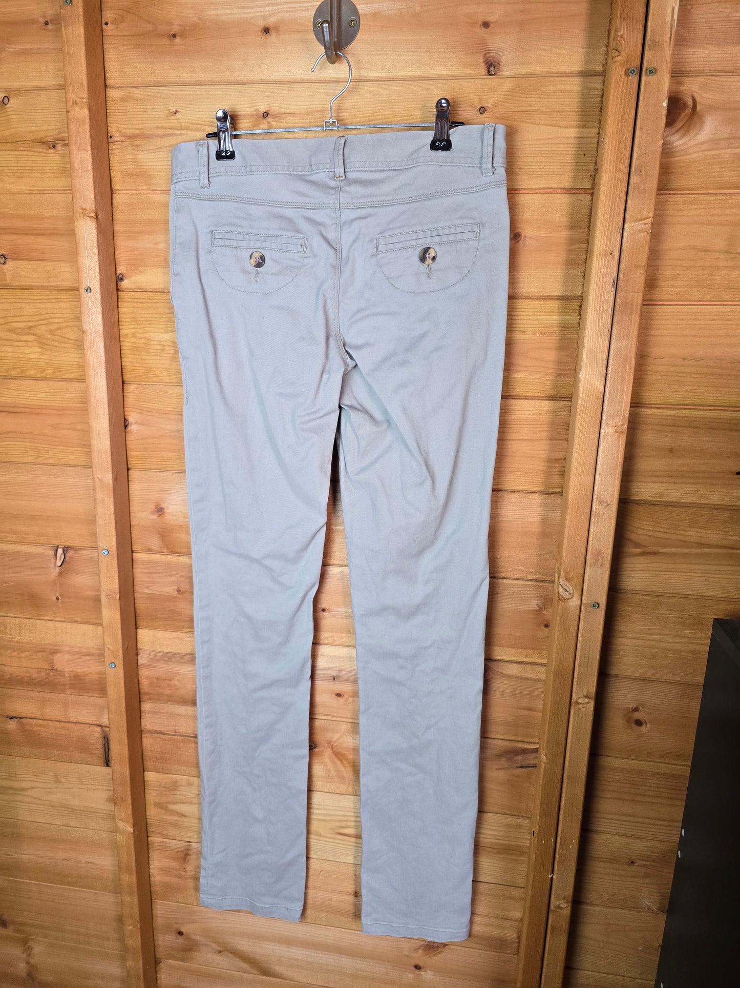 š¤ White Stuff Beige Slim Leg Chinos ā Size 8 Long š¤