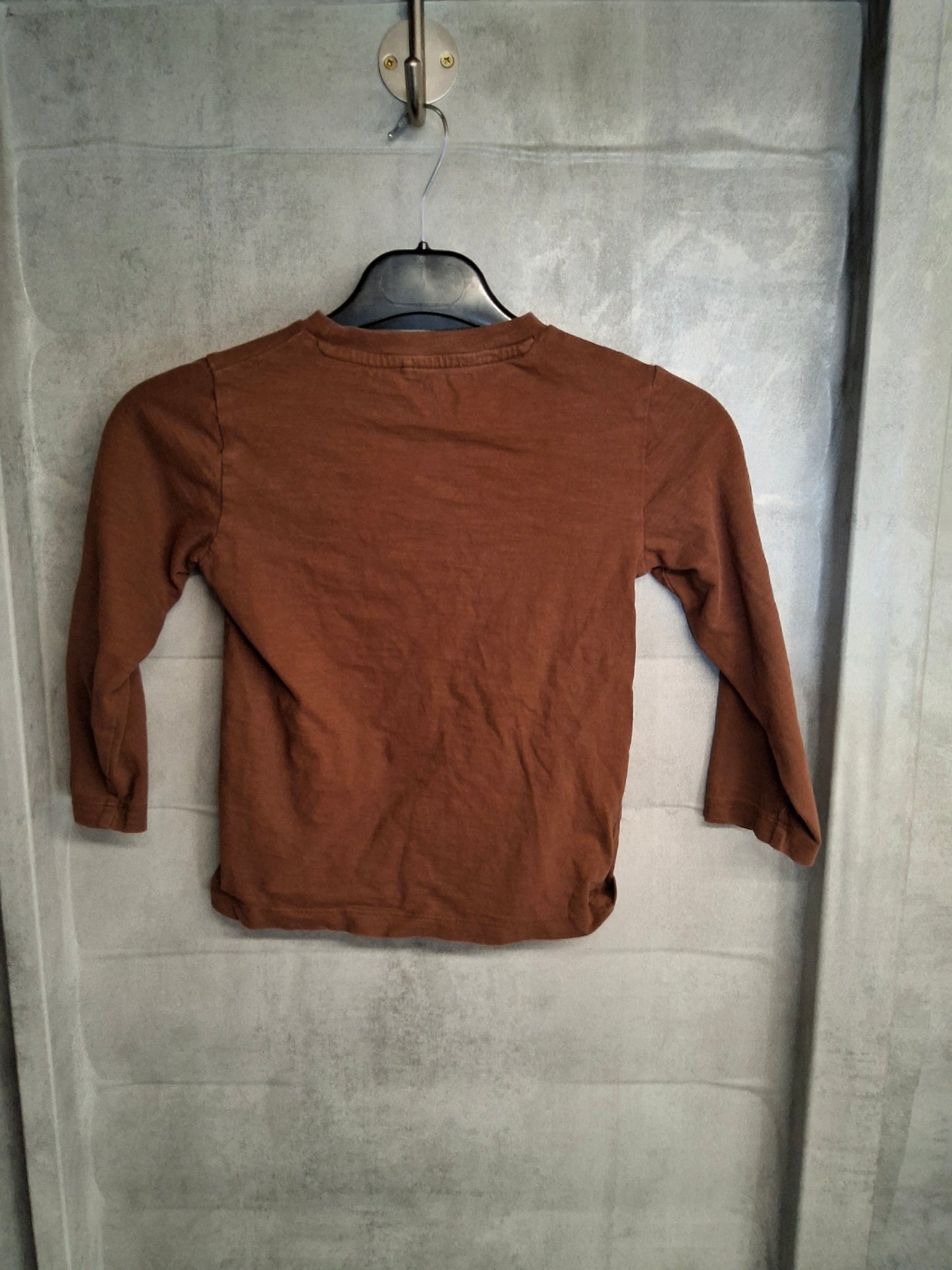 Next Boys Brown Long Sleeve T-Shirt β Age 4-5 Years β 100% Cotton