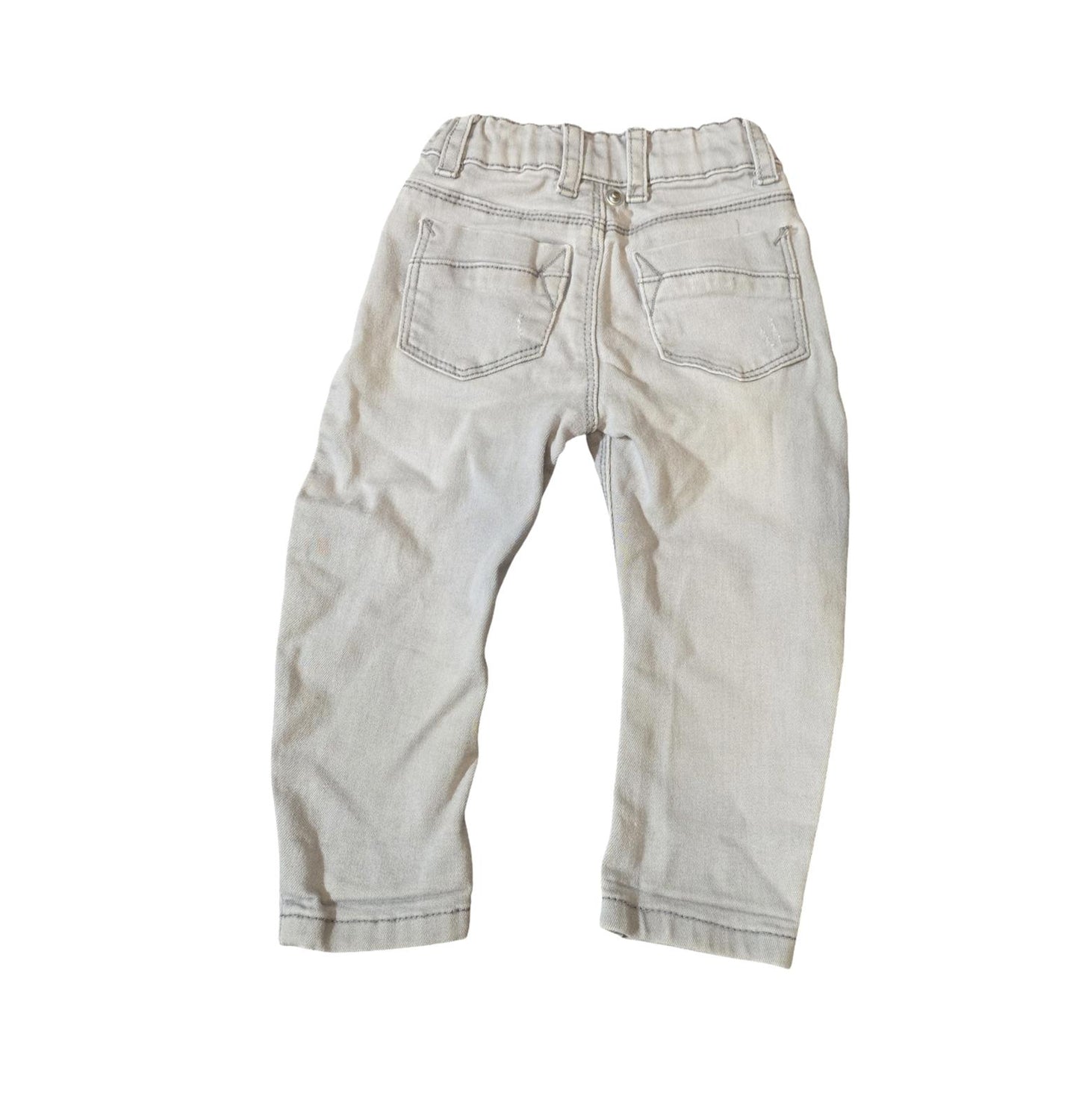 Primark Boys Grey Skinny Jeans β 6β9 Months β Cotton & Polyester