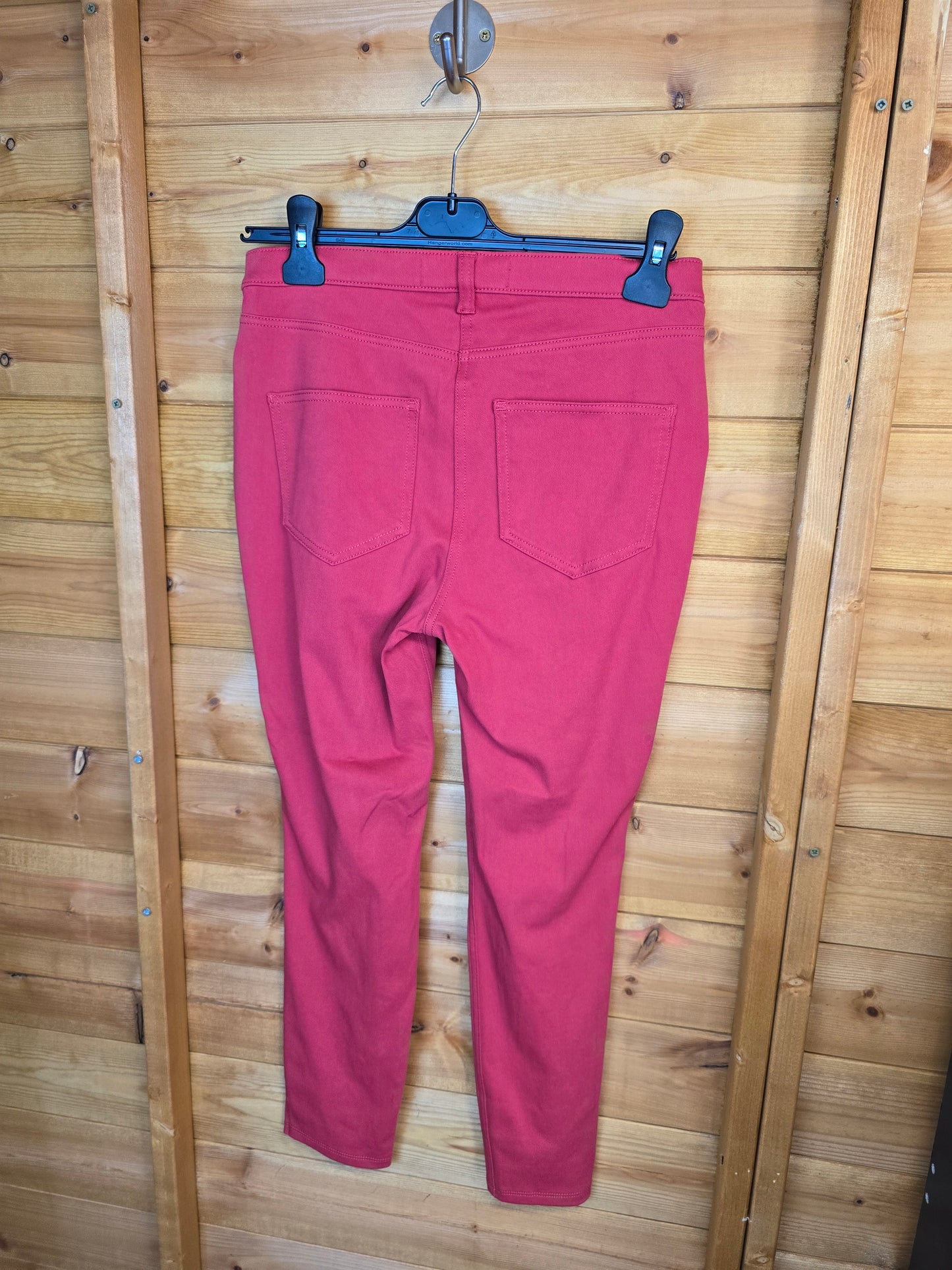 Next Red Cropped Jeggings – Size 10