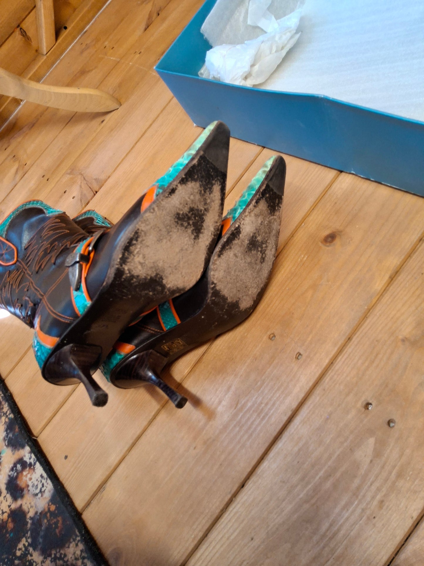 š„ Karen Millen Y2K Western-Style Heeled Boots ā UK 4.5 / EU 37.5 š„