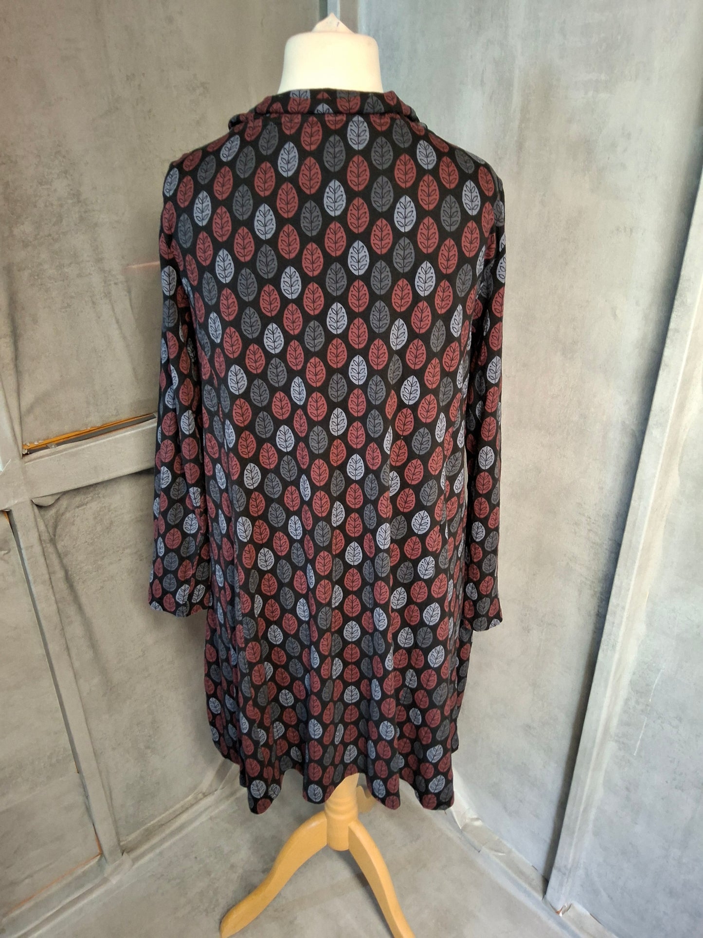 Seasalt Cornwall Sea Oak Dress – Black/Navy/Red – Size 12 – 100% Cotton