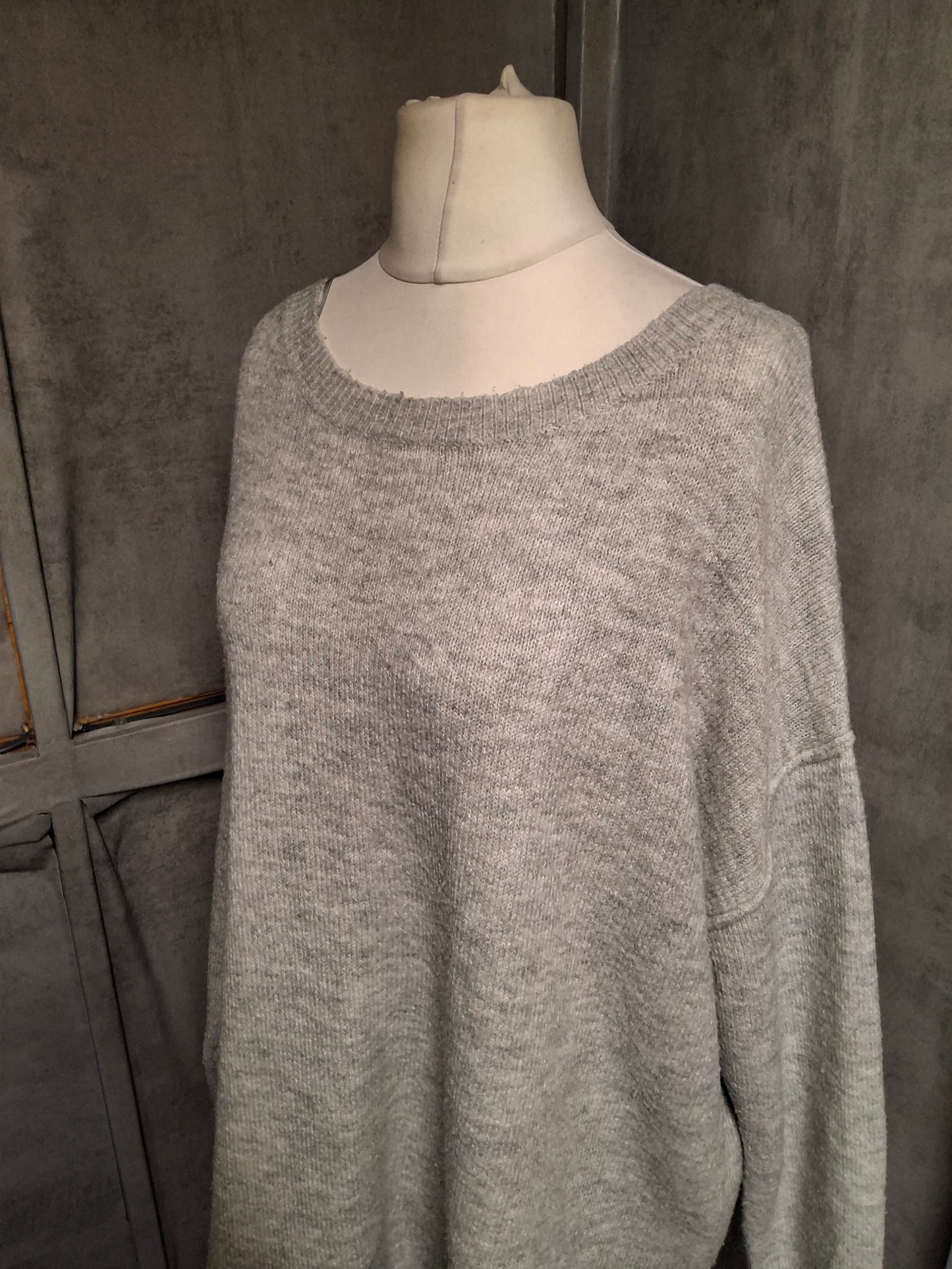 George Grey Relaxed Knitted Jumper – Size 20/22 – Cosy Everyday Layer