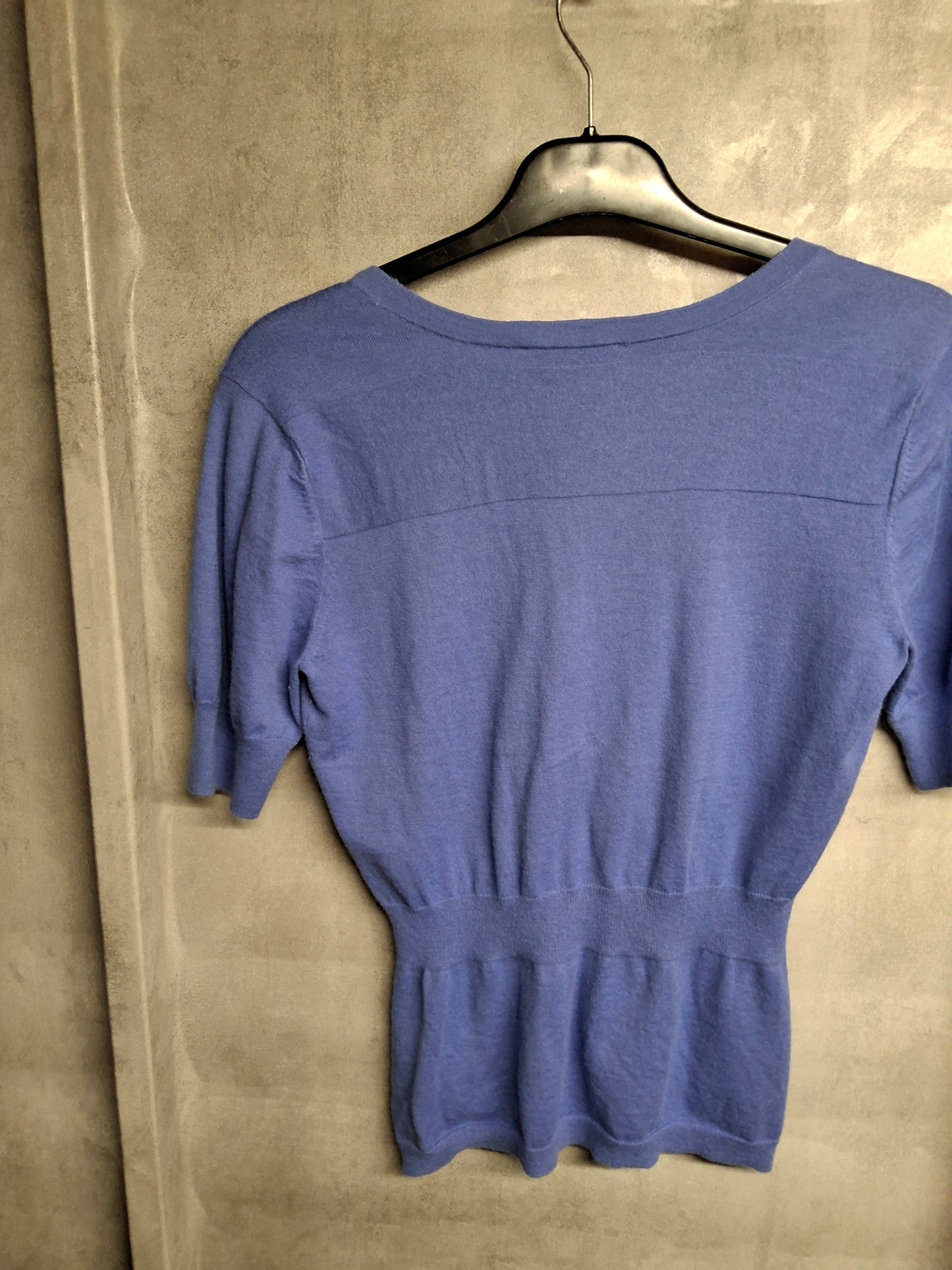 Turnover Purple Fitted Cardigan β Size S (Best fits UK size 8)
