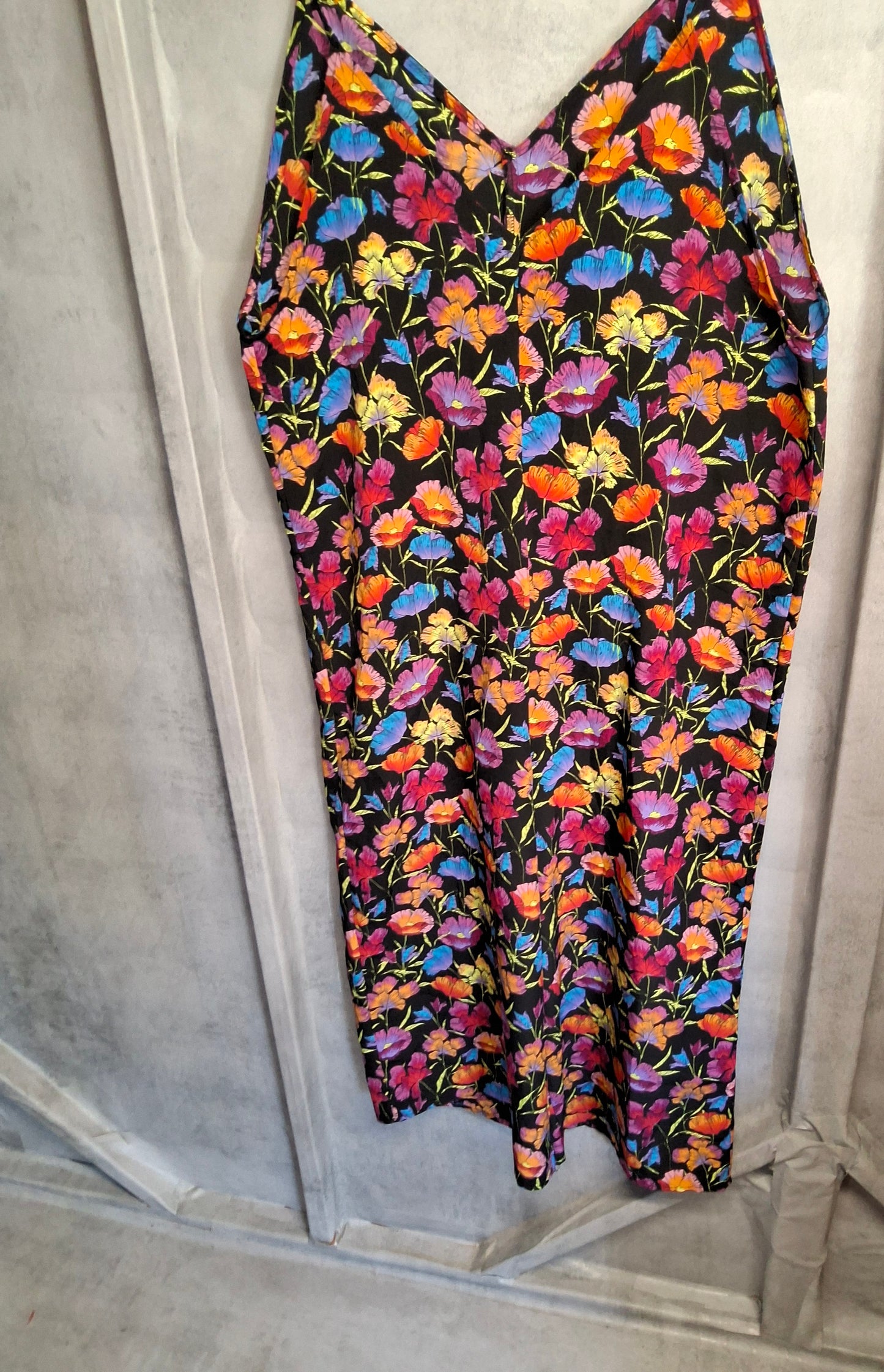 Topshop Floral Cropped Flared Jumpsuit | Size 10 | Multicolour Magic 🌸