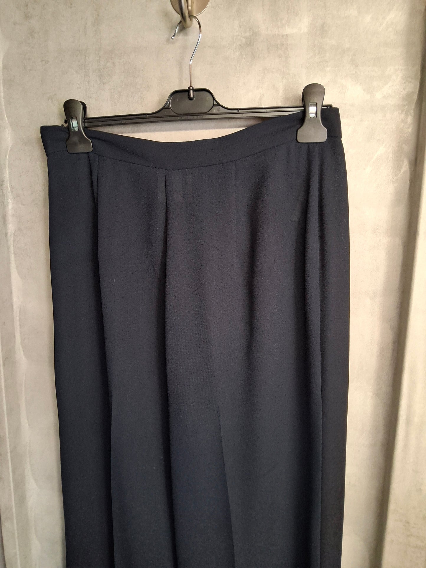 Wallis Petite Navy Blazer & Flared Trouser Suit – Size 14 – Elegant Set