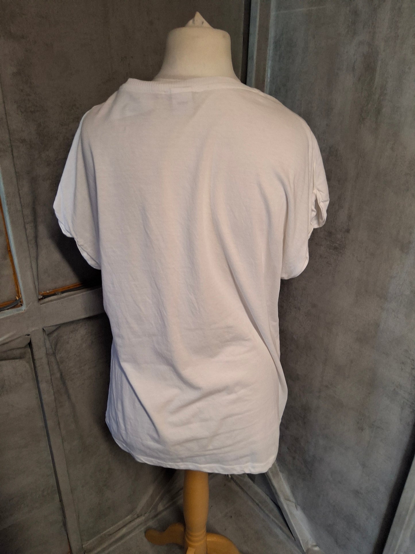 Mango Disney White Minnie Mouse T-Shirt – Size M (UK size 10/12) – 100% Cotton