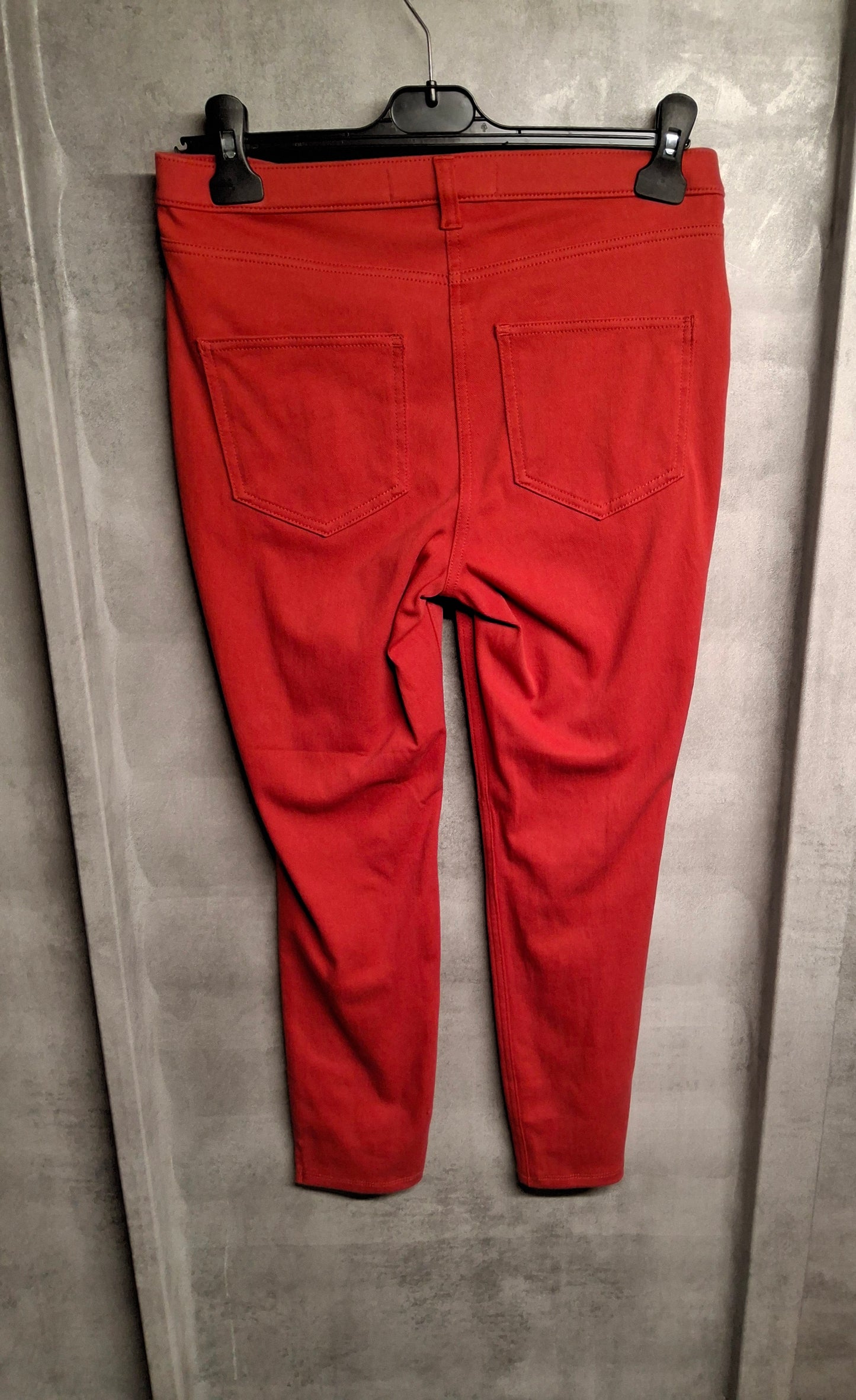 Next Red Cropped Jeggings β Size 10 β Stretch Slim Fit