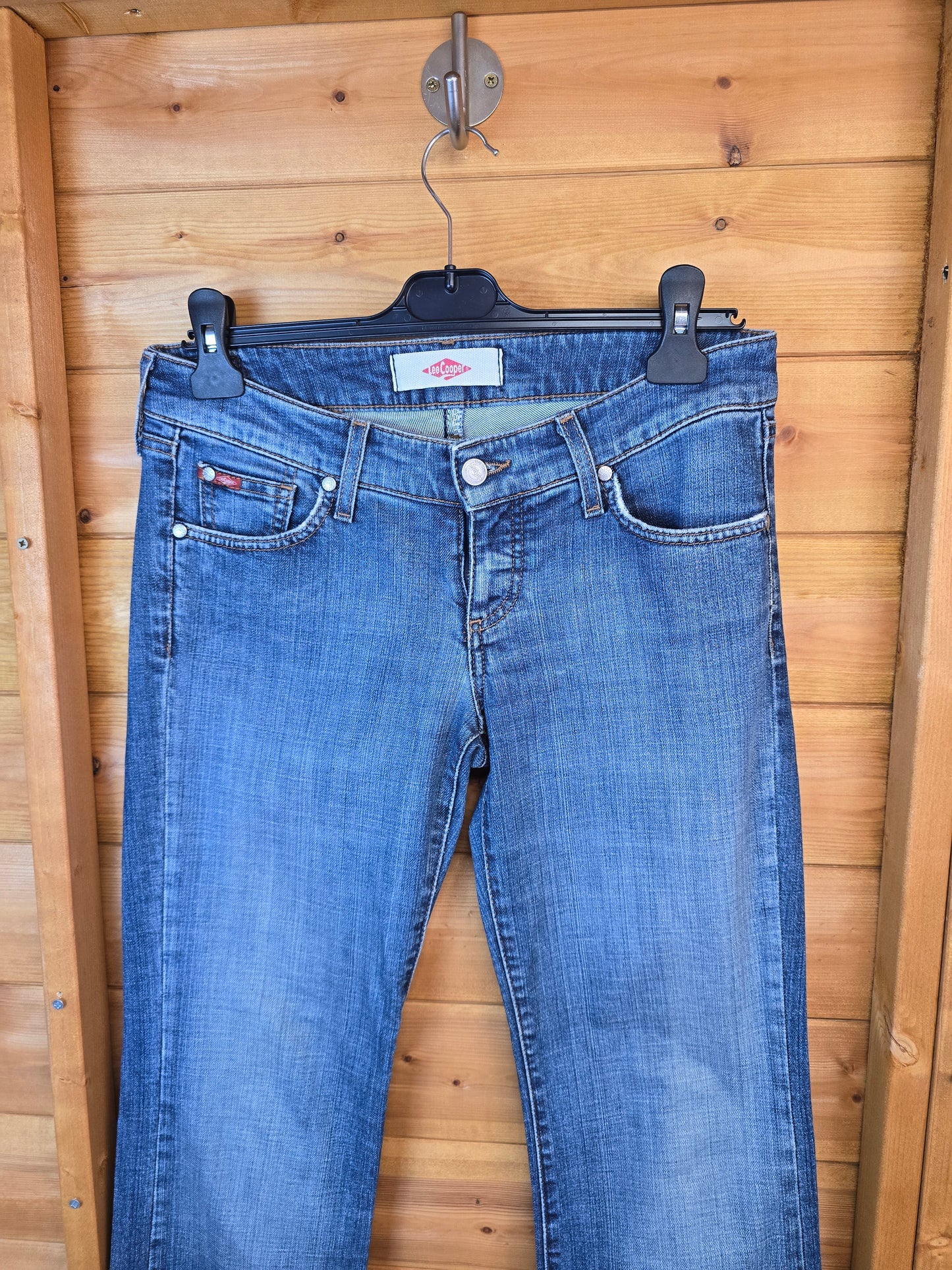 Lee Cooper Blue Flared Jeans | Size 10 | Low Rise | Classic Fit