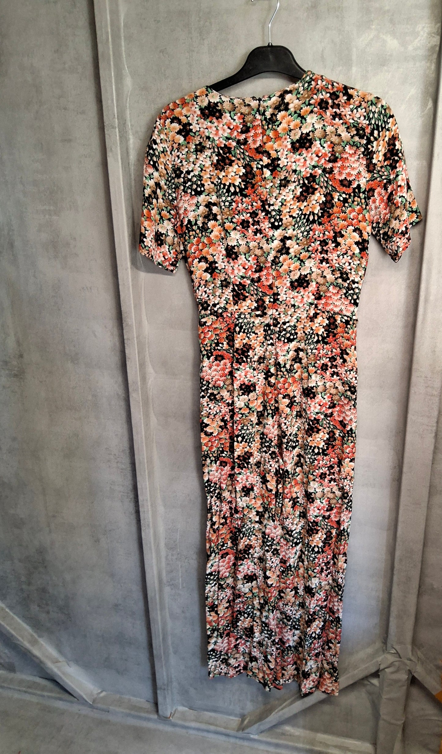 Anthropologie Kachel Floral Jumpsuit – Wide Leg Viscose Boho Style