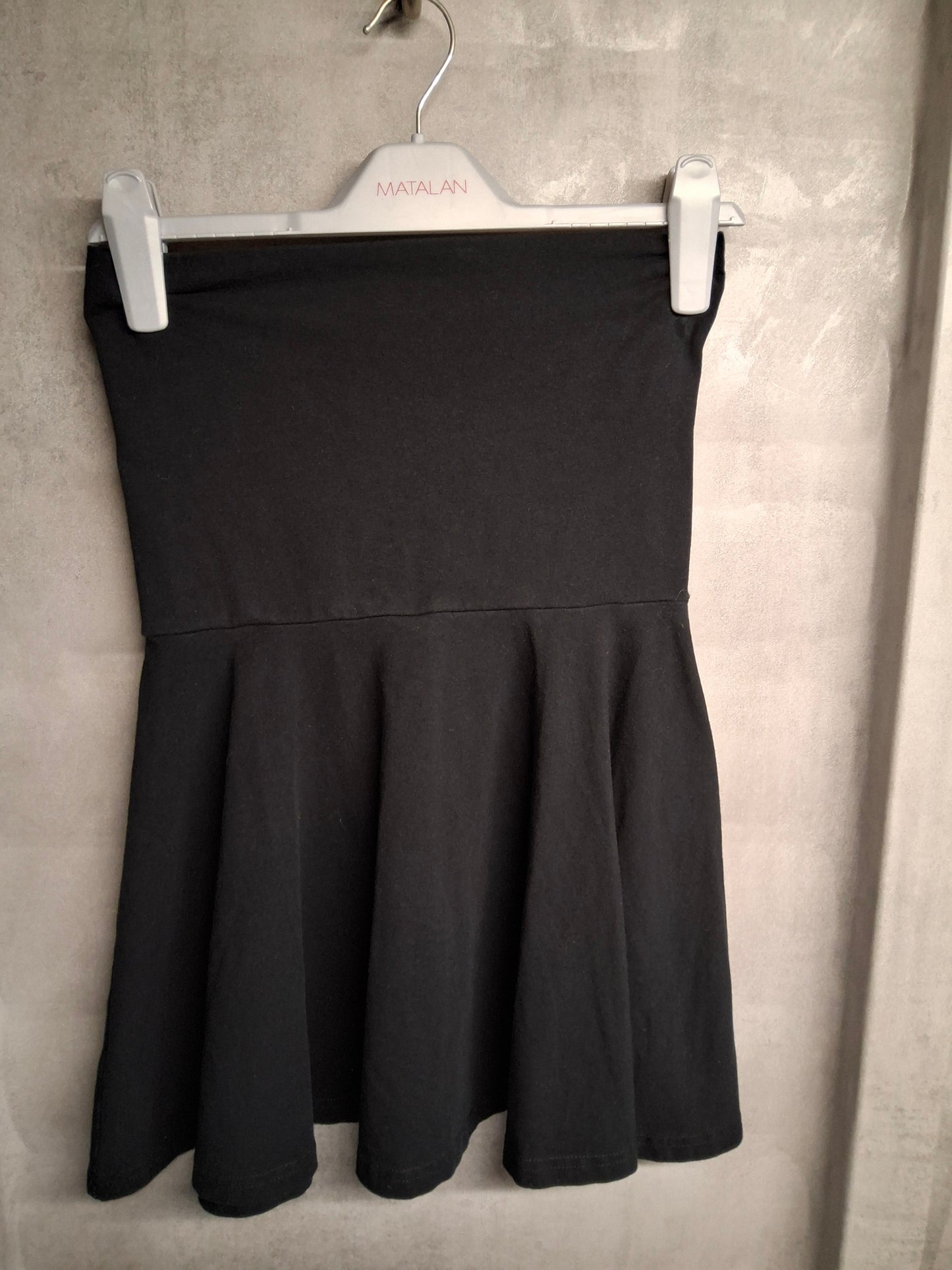 American Apparel Black Mini Skater Skirt ā Size L (Fits UK size 10/12) ā Cotton Classic
