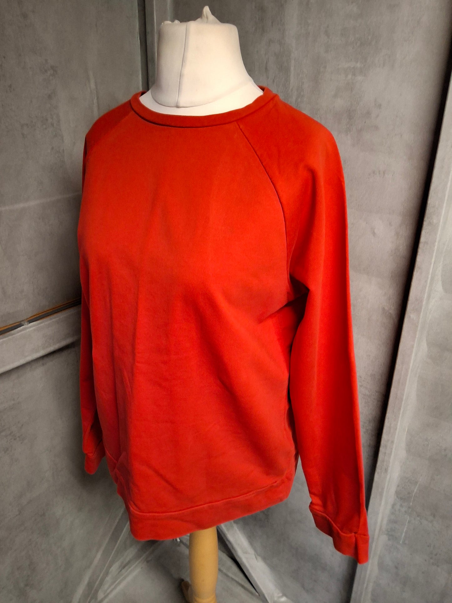 M&S Red Cotton Sweater – Size 14 – 100% Cotton
