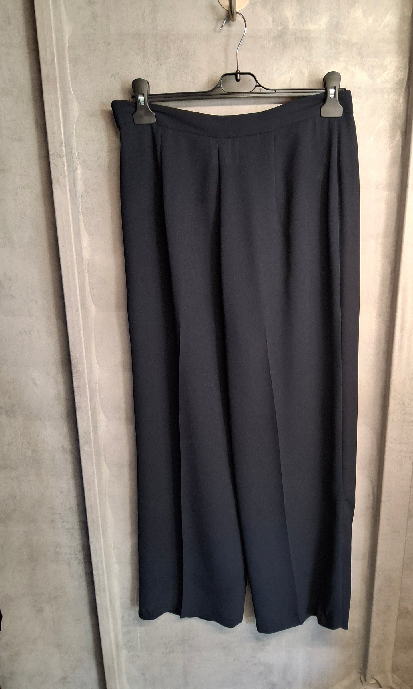 Wallis Petite Navy Blazer & Flared Trouser Suit – Size 14 – Elegant Set