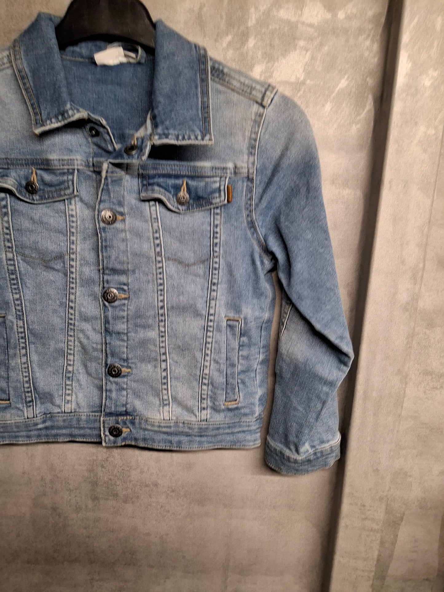 Name It Girls’ Light Blue Denim Jacket – Age 7 – Classic Button-Up Layer