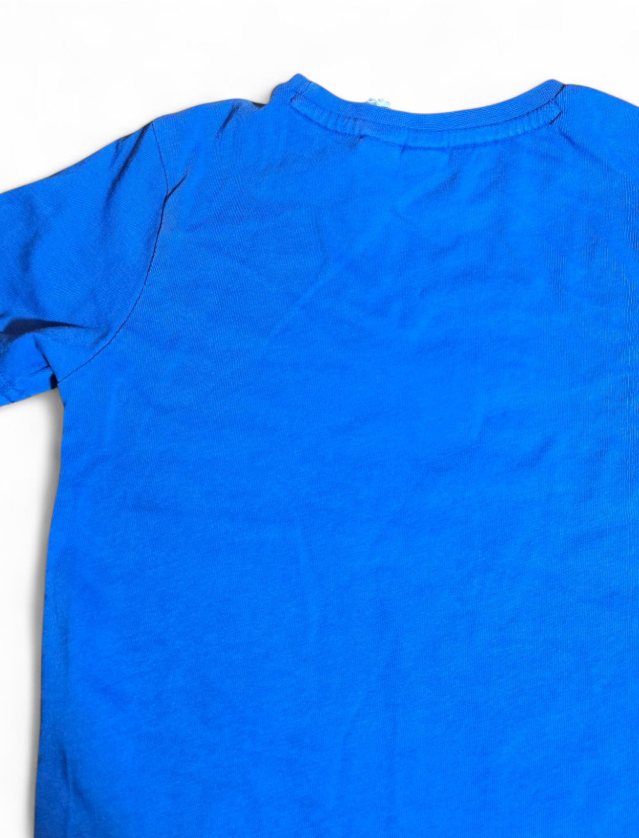 Adidas Boys Blue T-Shirt Age 5–6 | Short Sleeves | Yellow Logo | Fits 4+ | Comfy & Playtime-Ready