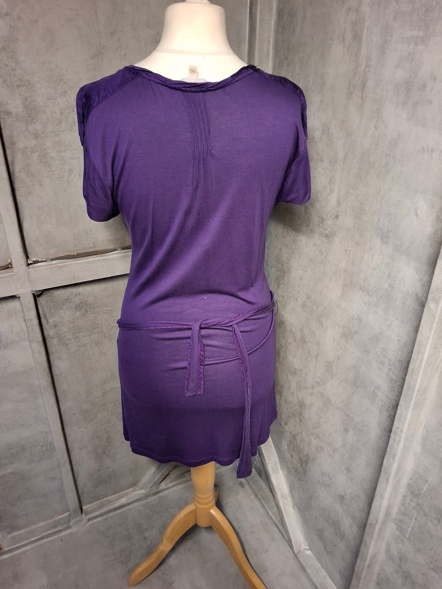 FatFace Bird Print T-Shirt – Modal & Silk Trim, Size 10/12, Soft Feel, Whimsical Design