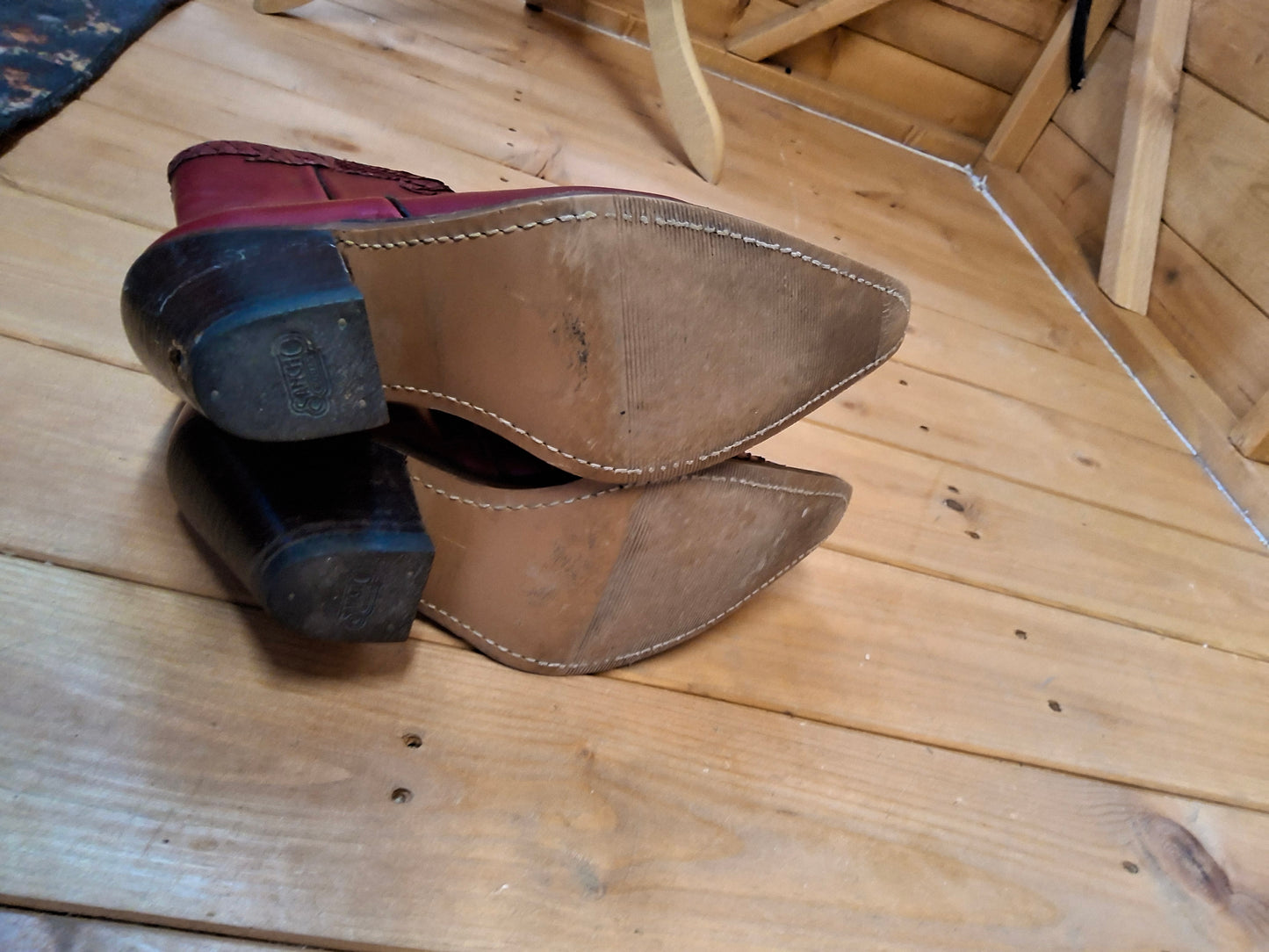 π€ River Island x Sancho Burgundy Western Boots β EU 37 / UK 4 π€