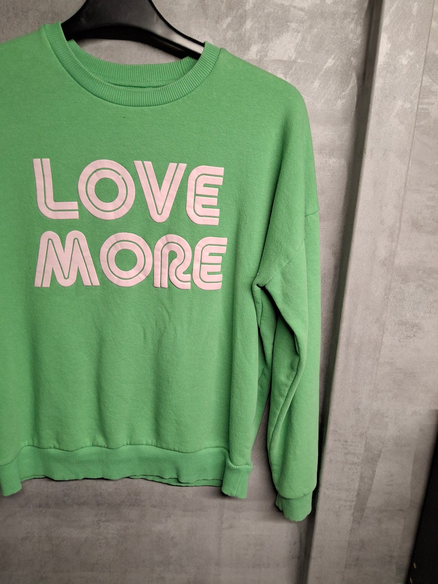 F&F Girls’ Green Sweater – Age 13–14 Years – Long Sleeve Everyday Jumper
