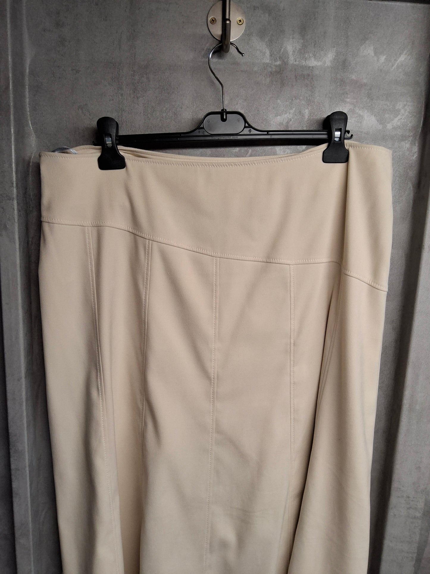 Y2K Primark Atmosphere Cream Midi Skirt β Size 18 β Vintage 00s Vibes