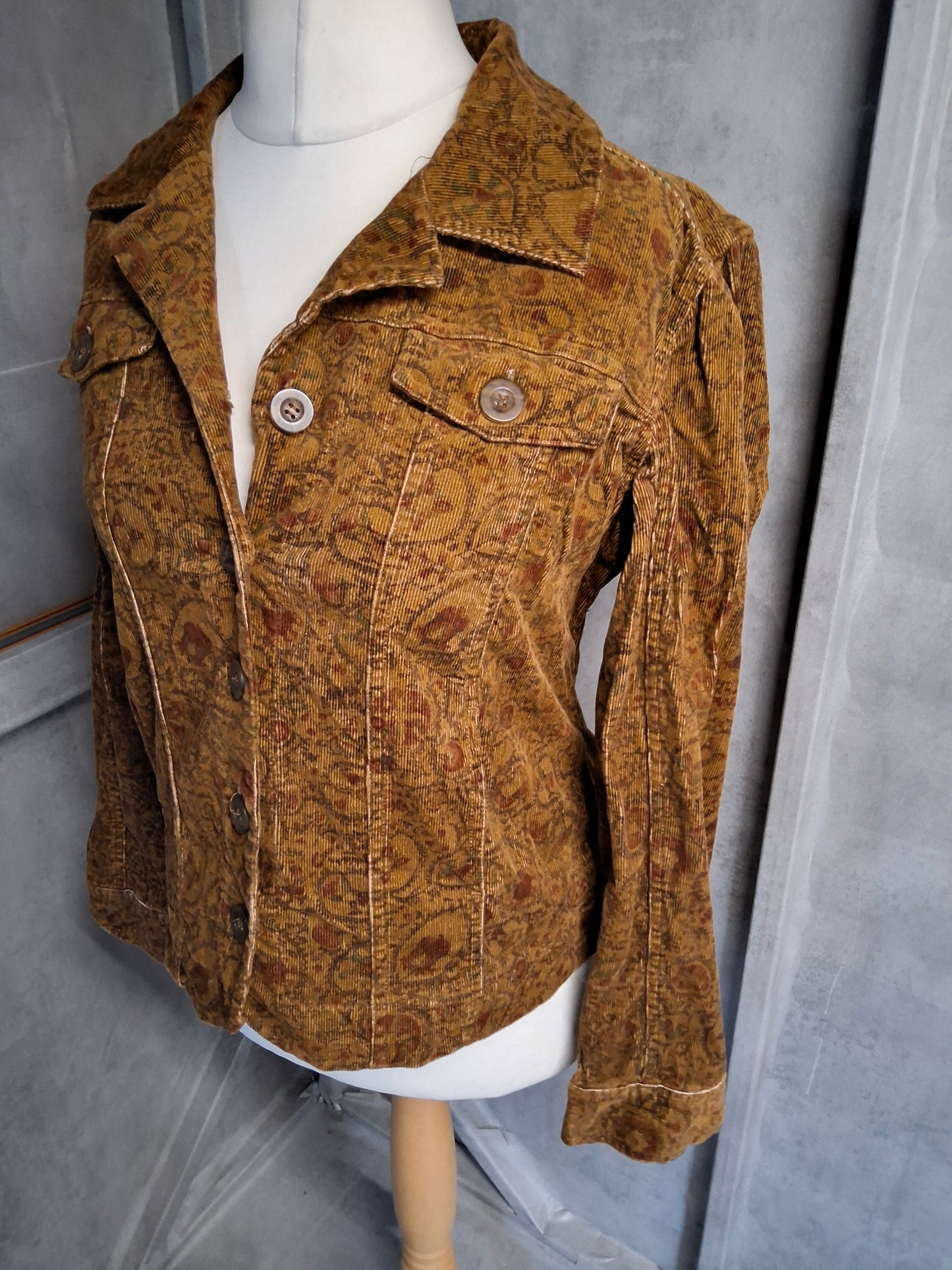 Christopher & Banks Brown Corduroy Jacket – Size M (UK size 10/12)