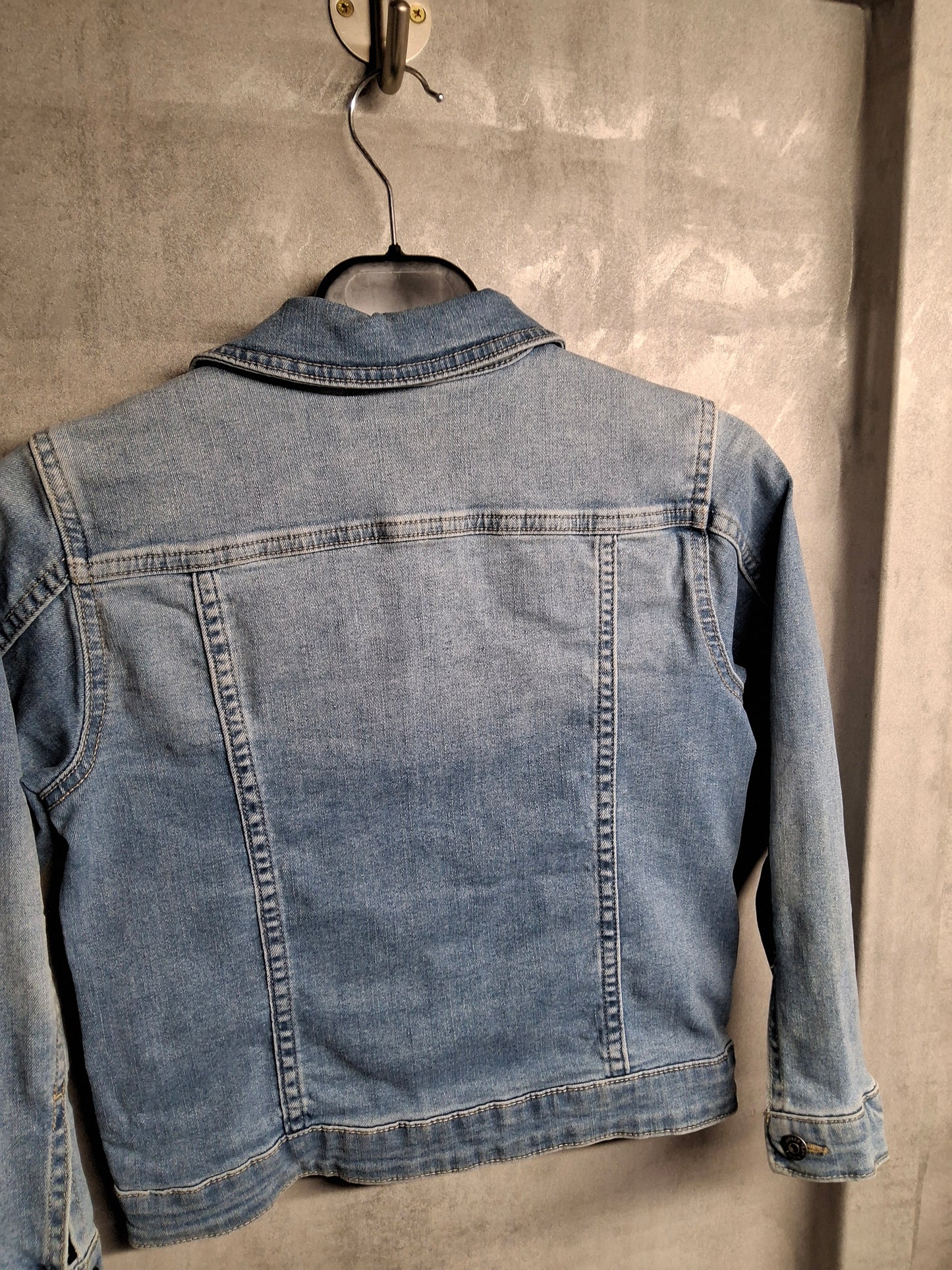 Name It Girls’ Light Blue Denim Jacket – Age 7 – Classic Button-Up Layer