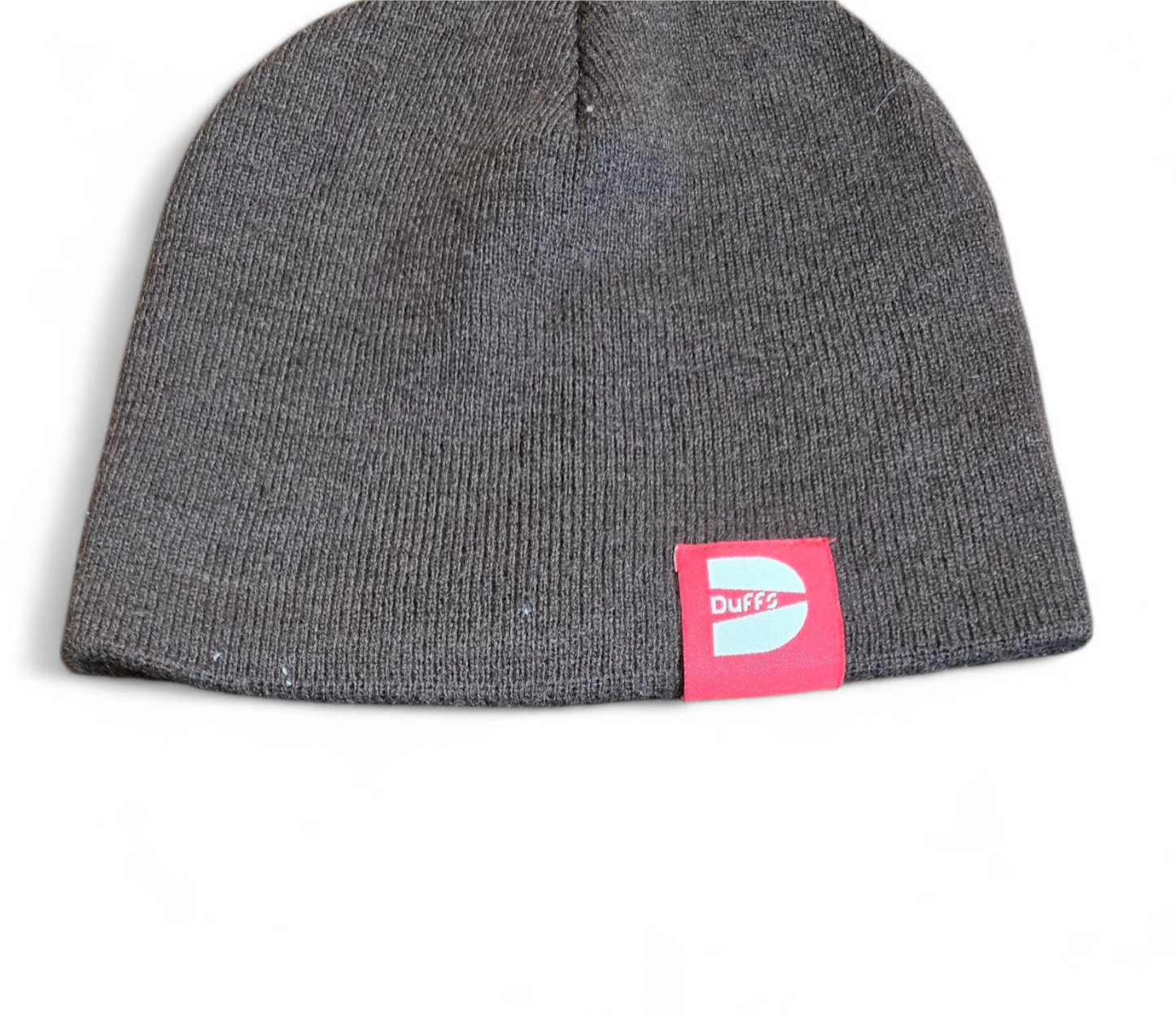 Vintage 90s/00s skater Duffs brown beanie hat